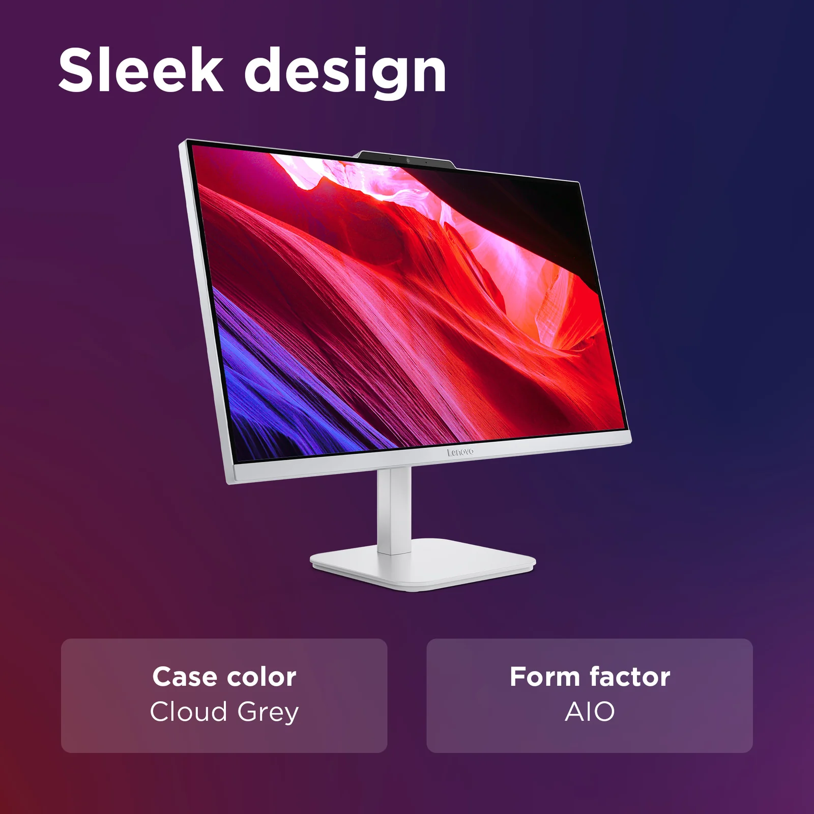 Lenovo A100 23.8" All-in-One, 8GB RAM, 512GB SSD