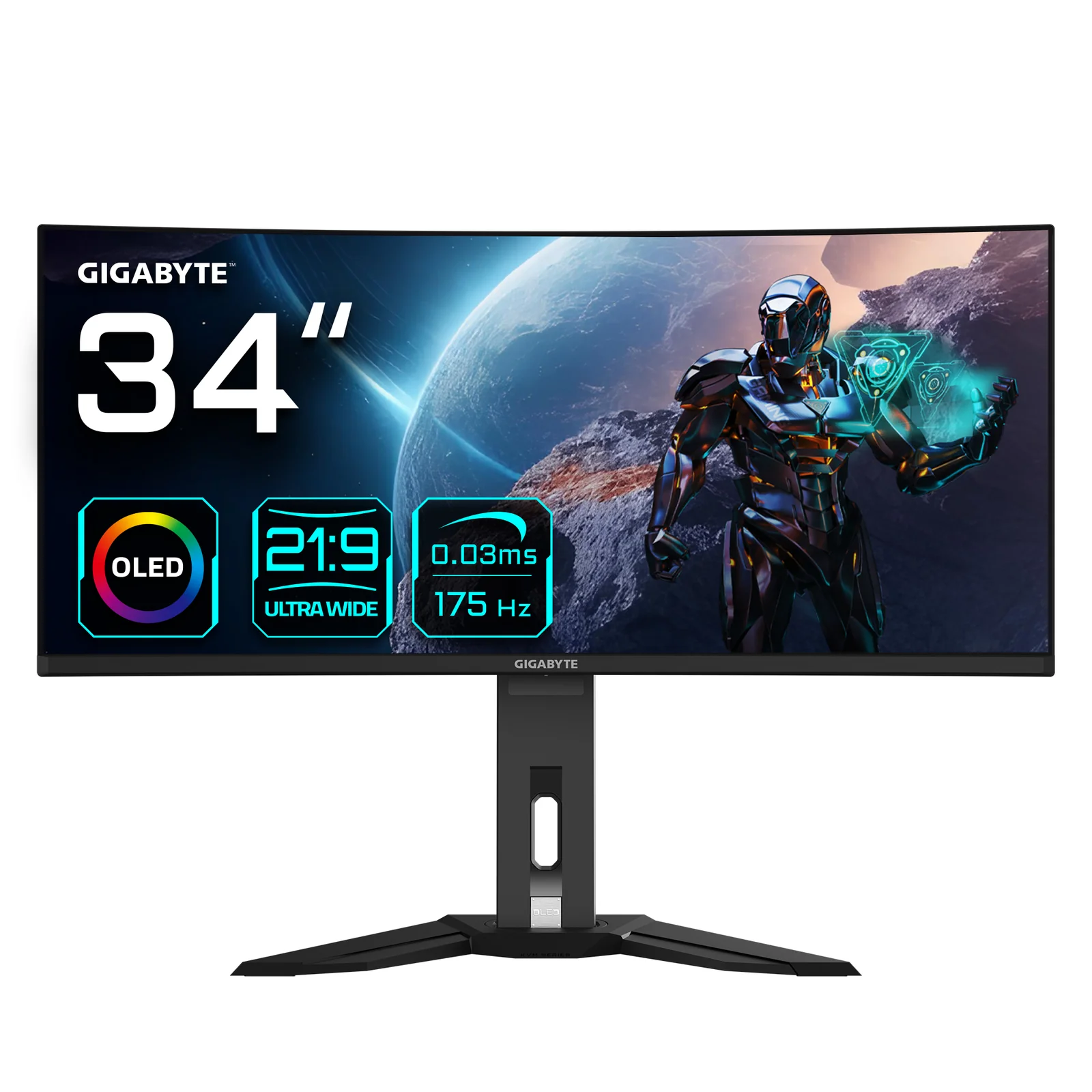 GIGABYTE MO34WQC 34" UWQHD OLED 175Hz Curved Monitor