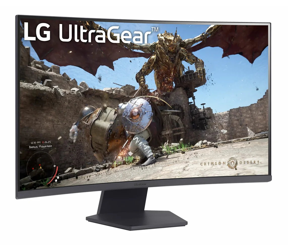 LG 32GS60QC-B 31.5" QHD VA 180Hz Curved Monitor