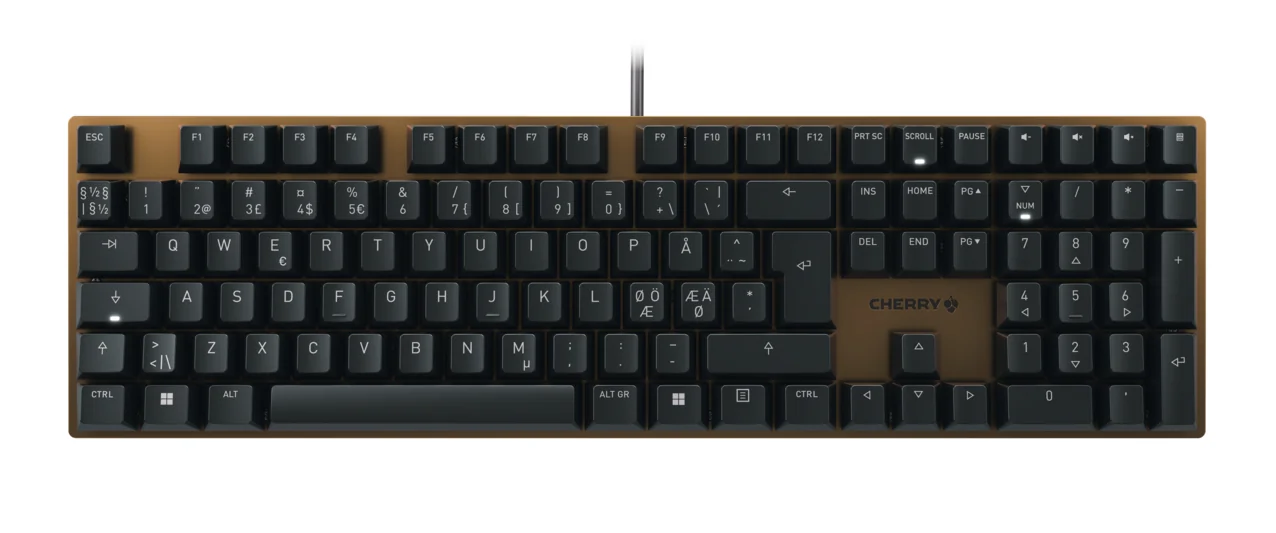 CHERRY KC 200 MX Keyboard Bronze, Nordic