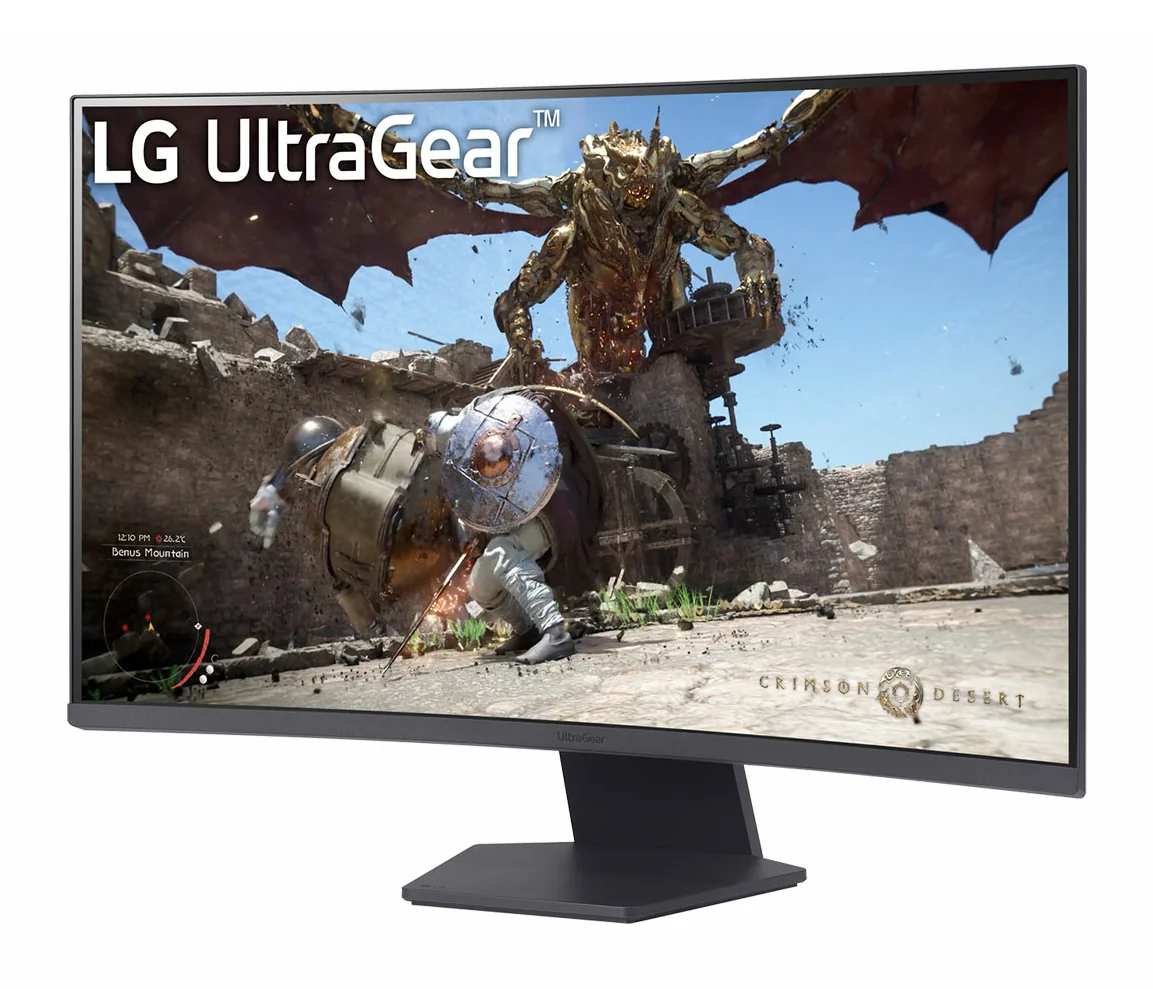 LG 32GS60QC-B 31.5" QHD VA 180Hz Curved Monitor