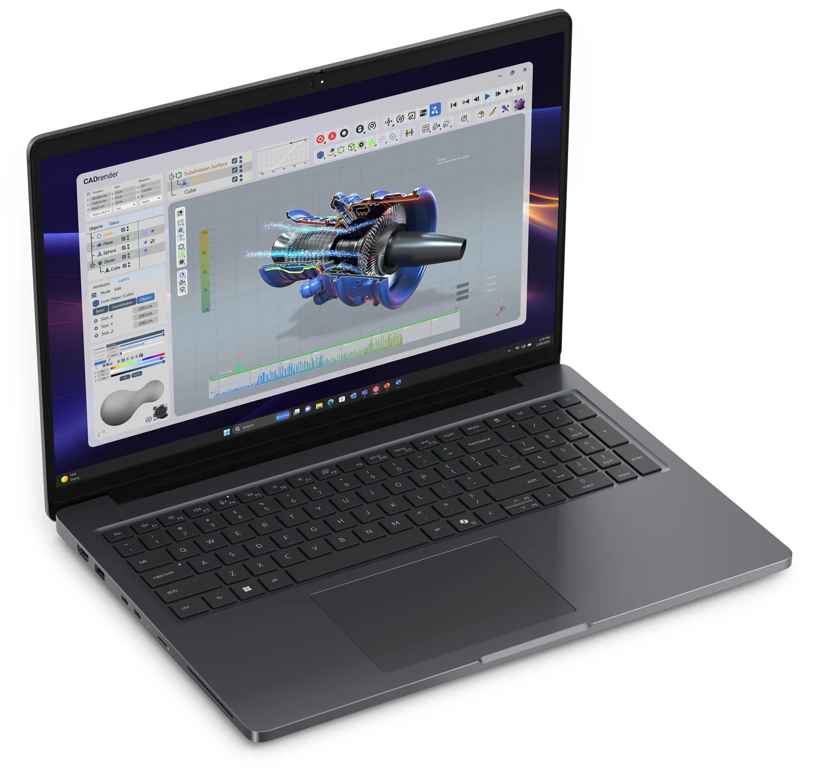 DELL Pro Precision 5 16 PW516261 16", Copilot+ PC Intel Core Ultra 7 366H, 32GB RAM, 1TB SSD