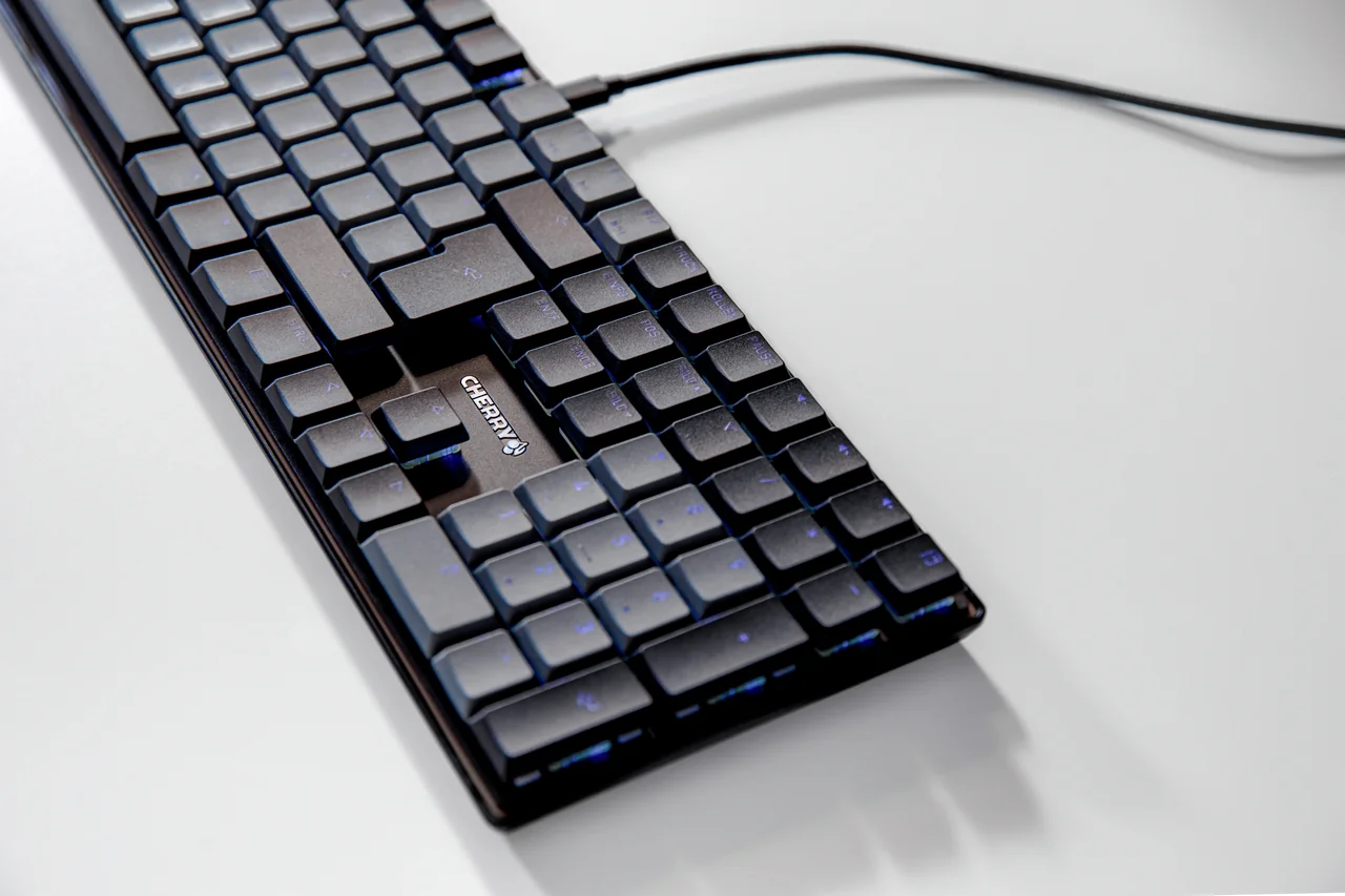 CHERRY KC 500 MX LP Keyboard Black, US English