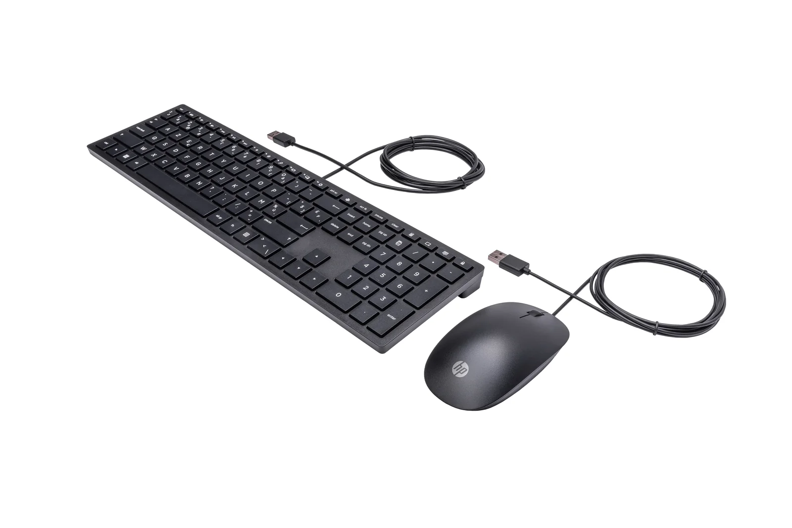 HP Pavilion Wired and Mouse 400 Keyboard & Mouse Black