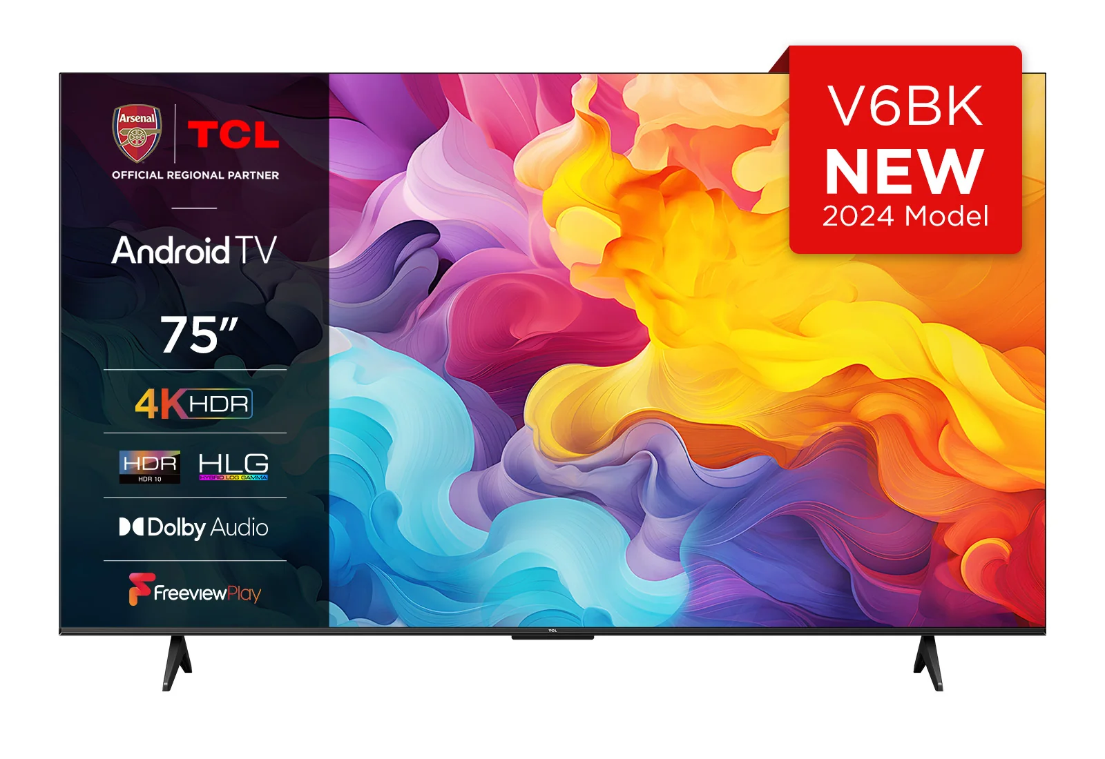 TCL 75V6BK 75" 4K Smart TV