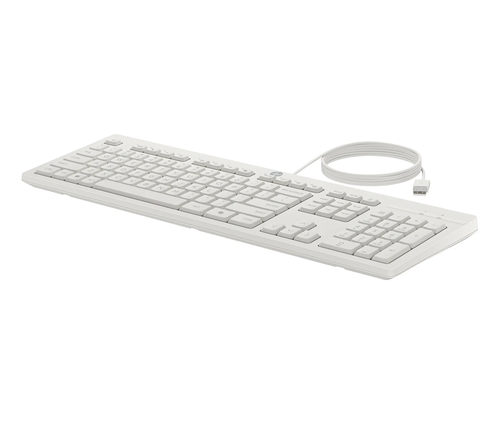 HP 225 Wired Mouse and Combo G2 Cashmere White Keyboard