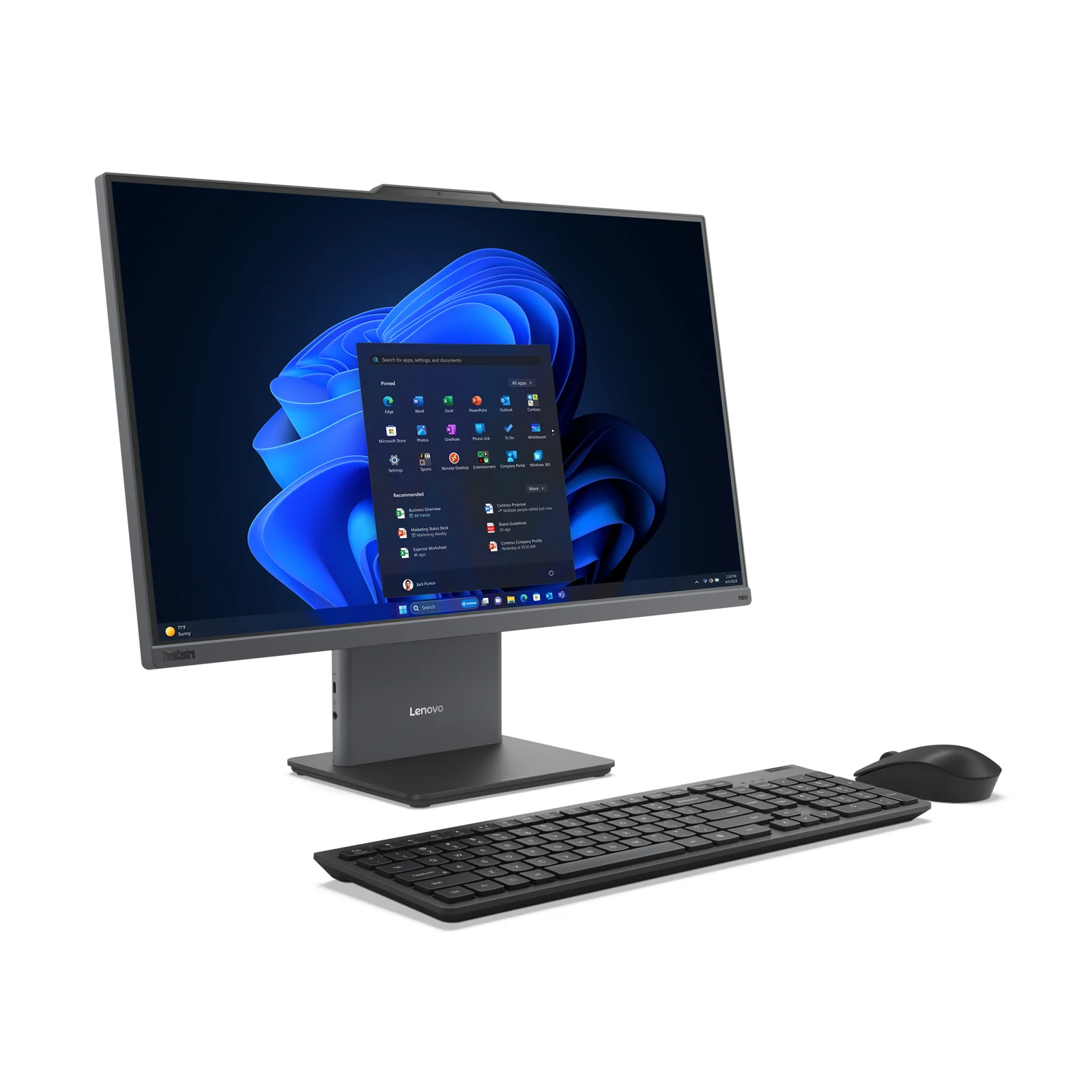 Lenovo ThinkCentre neo 50a 27 Gen 5 27" All-in-One, Intel Core 5 210H, 16GB RAM, 512GB SSD