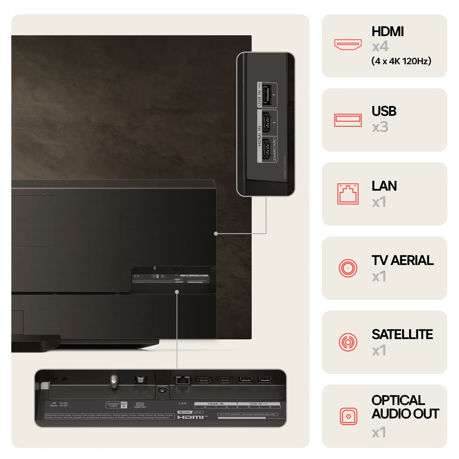 LG OLED83C44LA.AEK 83" 4K Smart TV