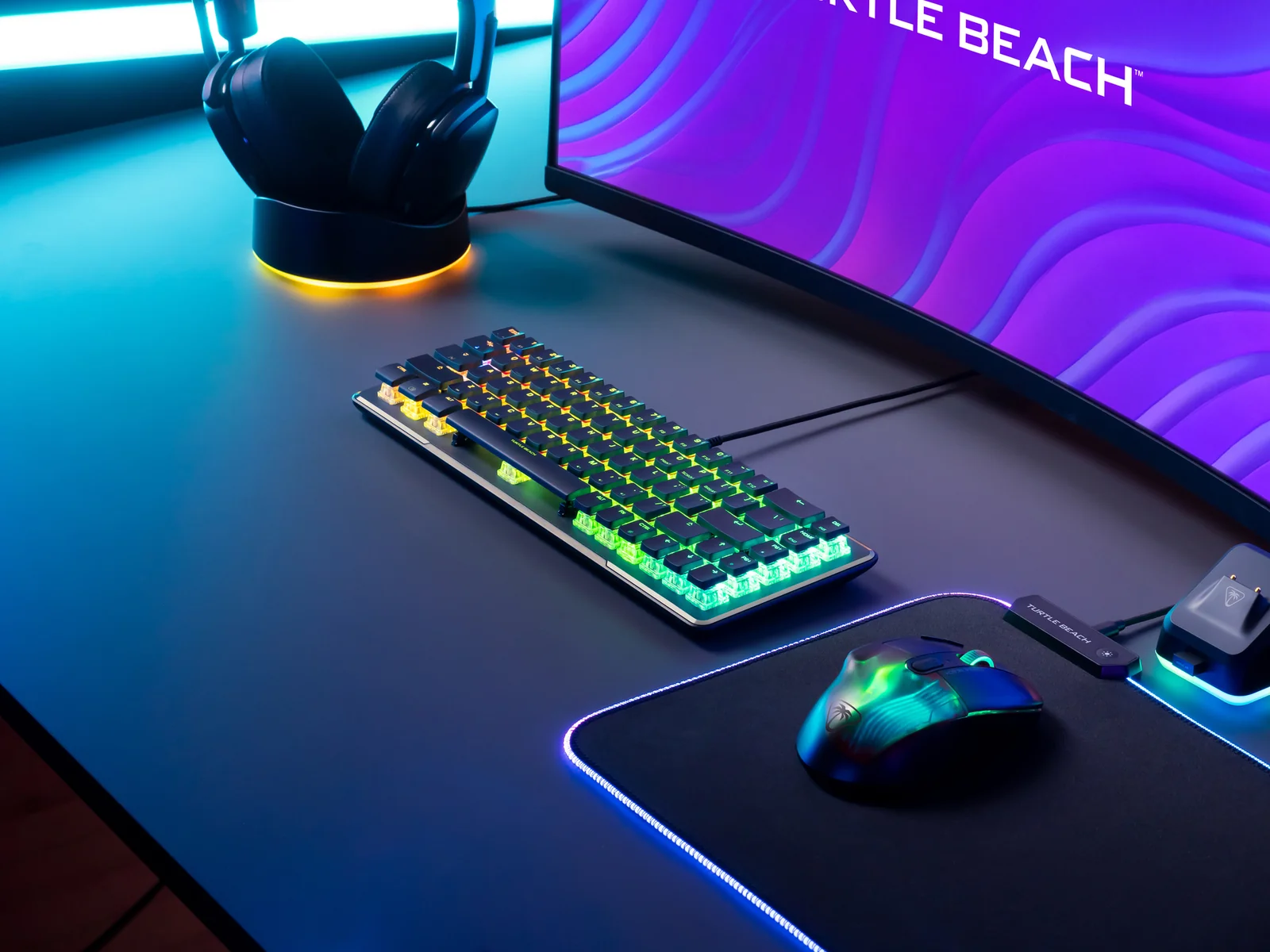 Turtle Beach Vulcan II Mini Keyboard Black, German