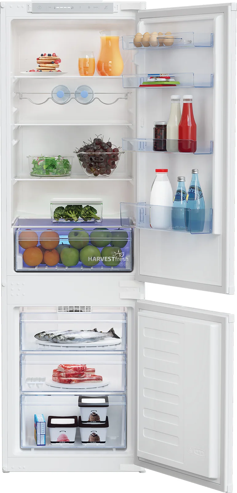 Beko BCFD4V73 262L Integrated Fridge Freezer