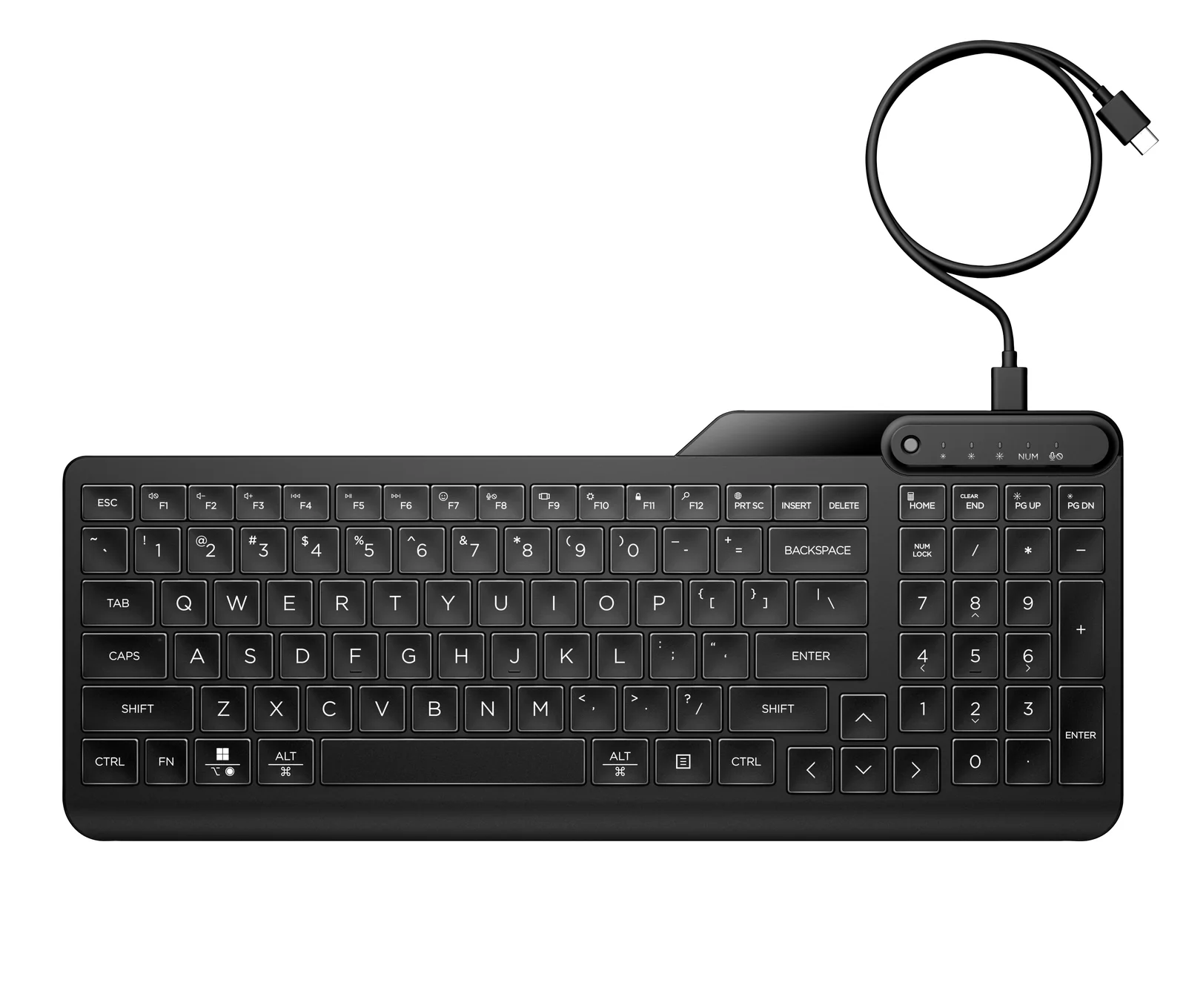 HP 405 Multi-Device BL WD Keyboard AZERTY BE Black