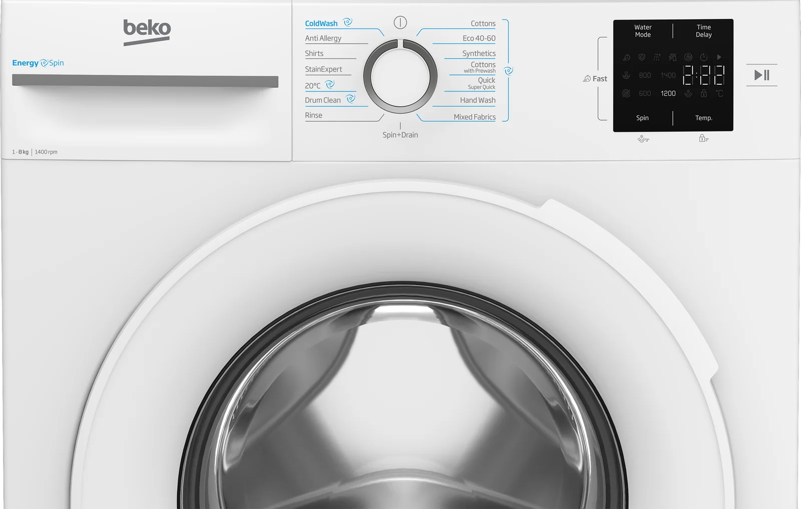 Beko BM3WT3841W 8kg 1400rpm Washing Machine