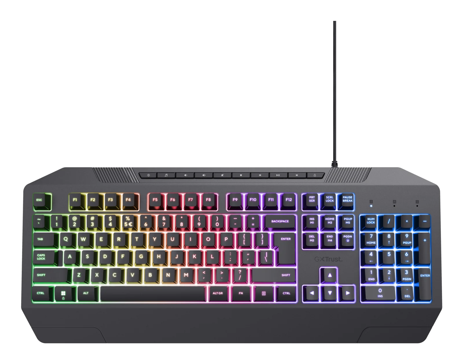 Trust GXT 836 Evocx Keyboard Black, UK English