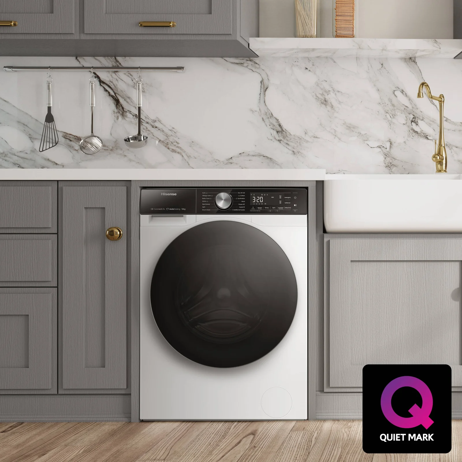 Hisense WF5S1245BW 12kg 1400rpm Washing Machine