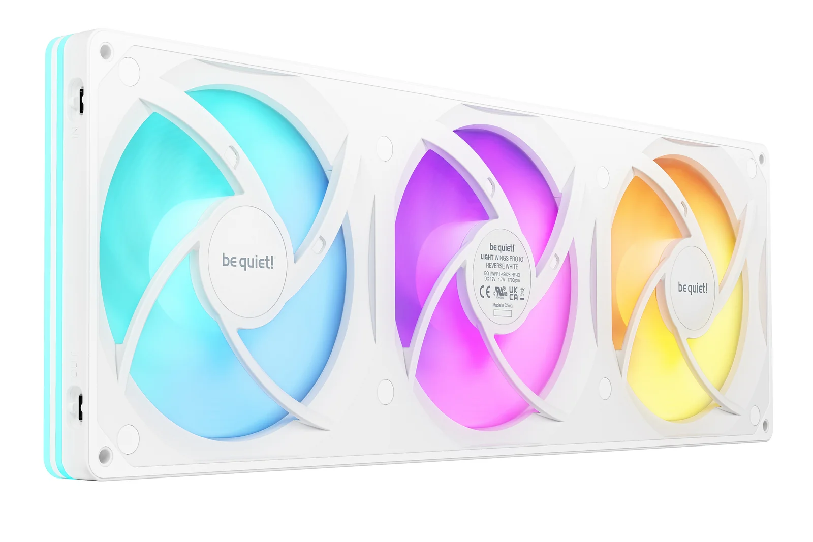 be quiet! Light Wings Pro IO 420mm Reverse White