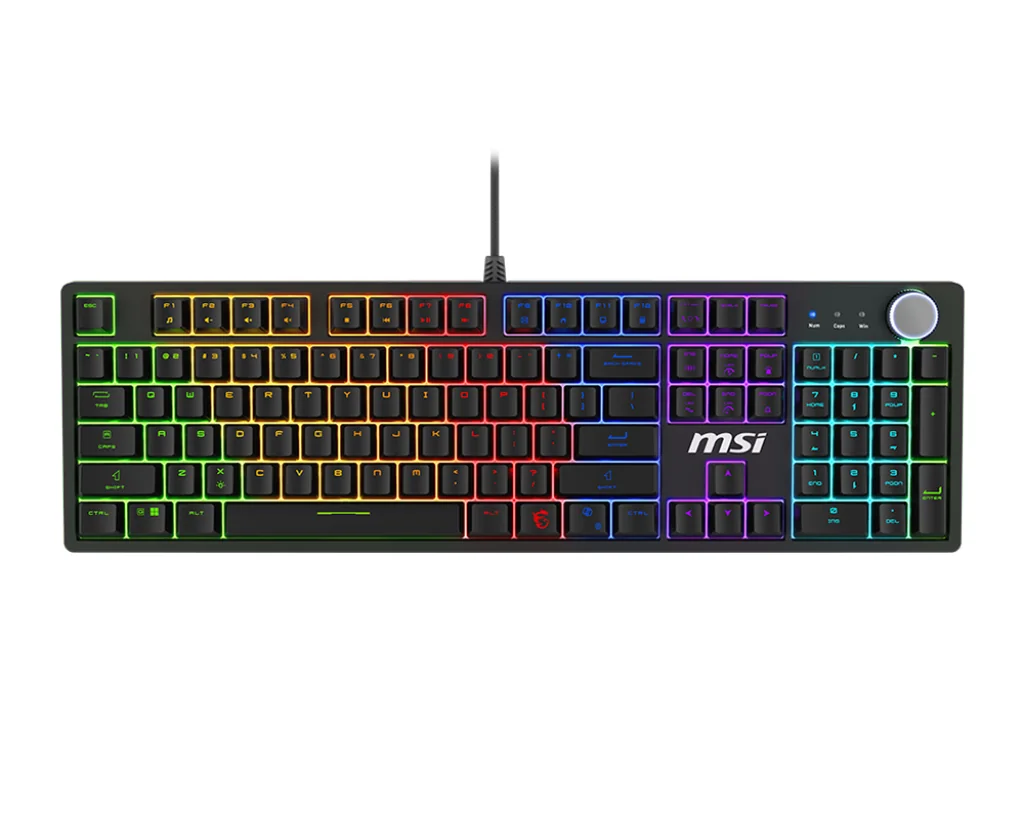 MSI FORGE GK320 Red Keyboard Black