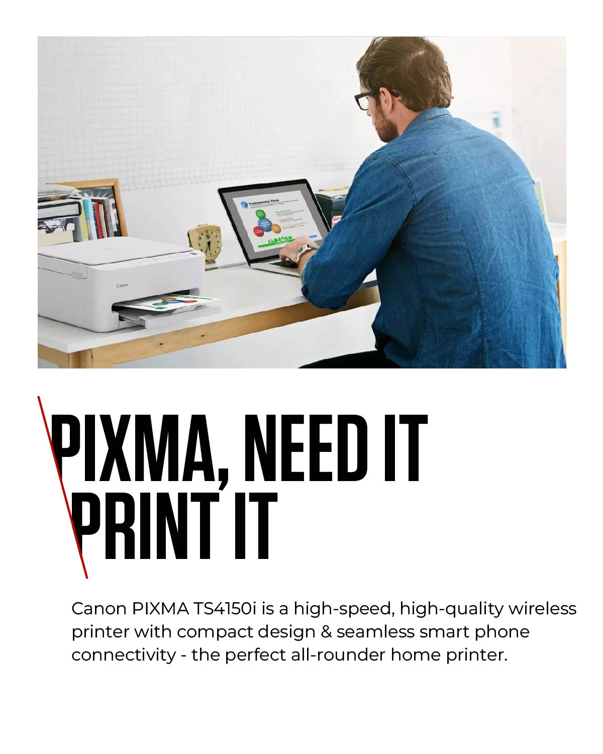 Canon PIXMA TS4150i Inkjet Printer