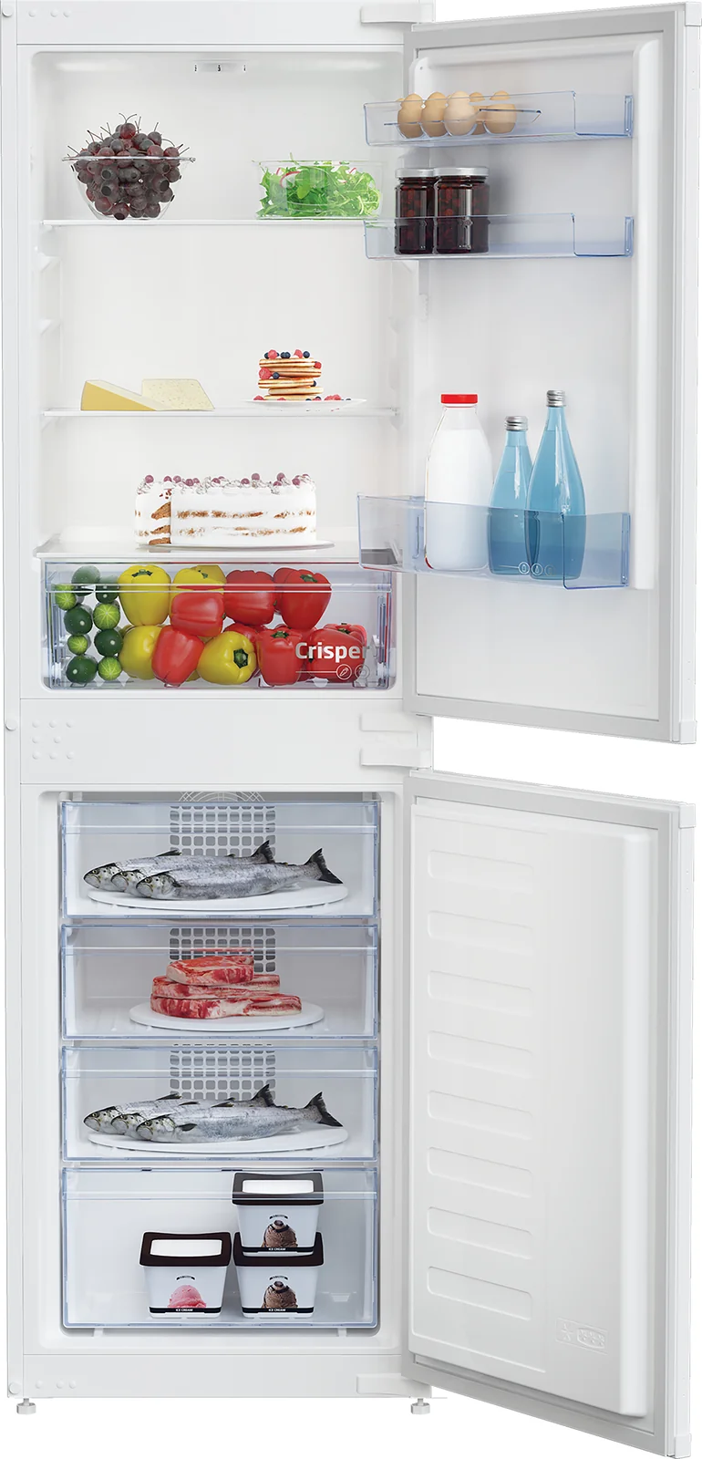 Beko BCFD450 254L Integrated Fridge Freezer