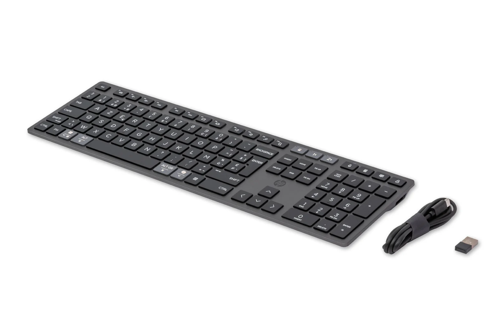HP 720 Multi-Device Rechargeable Wireless Keyboard Black