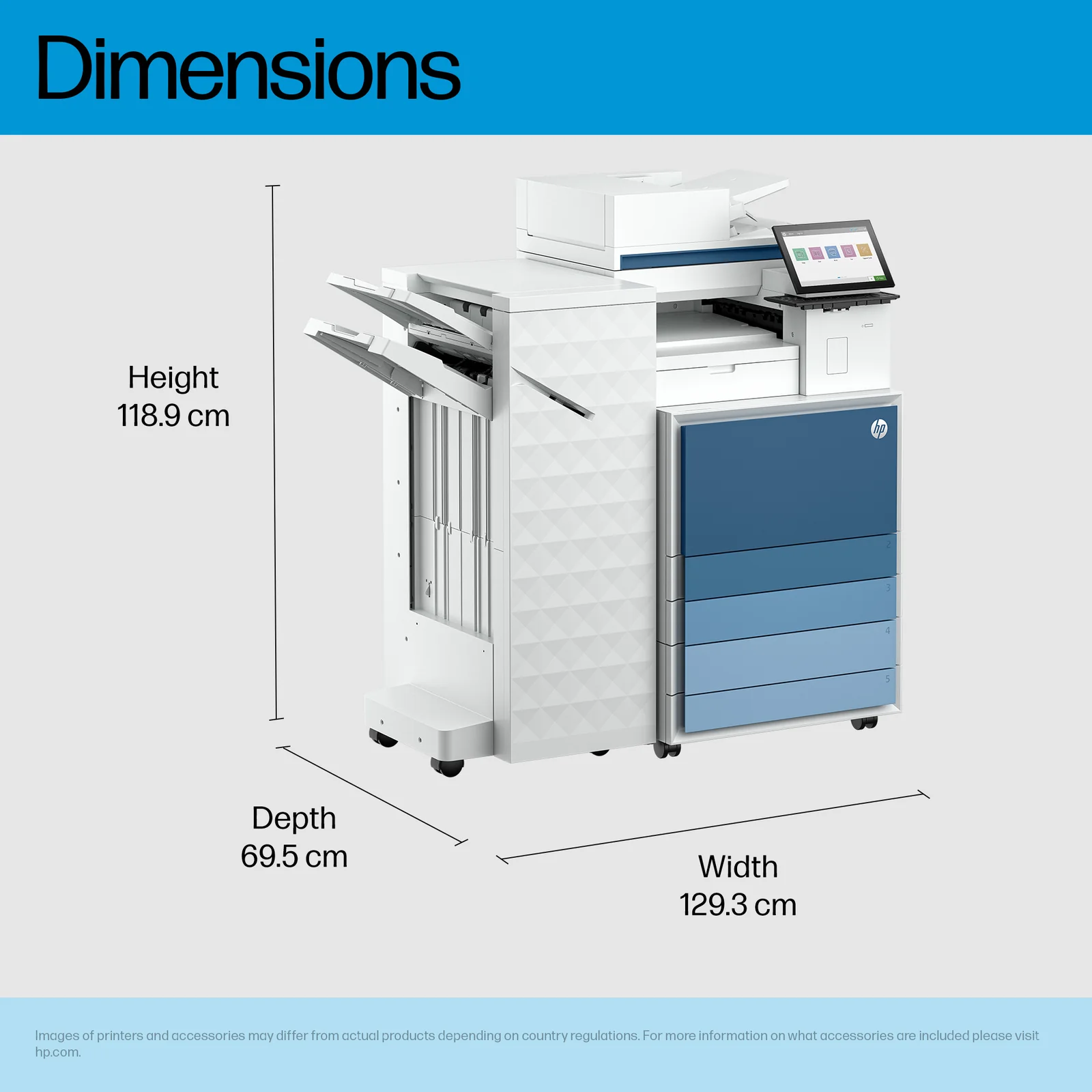HP Color LaserJet Enterprise Flow LaserJet Ent Flw MFP 8601z+ Laser Printer