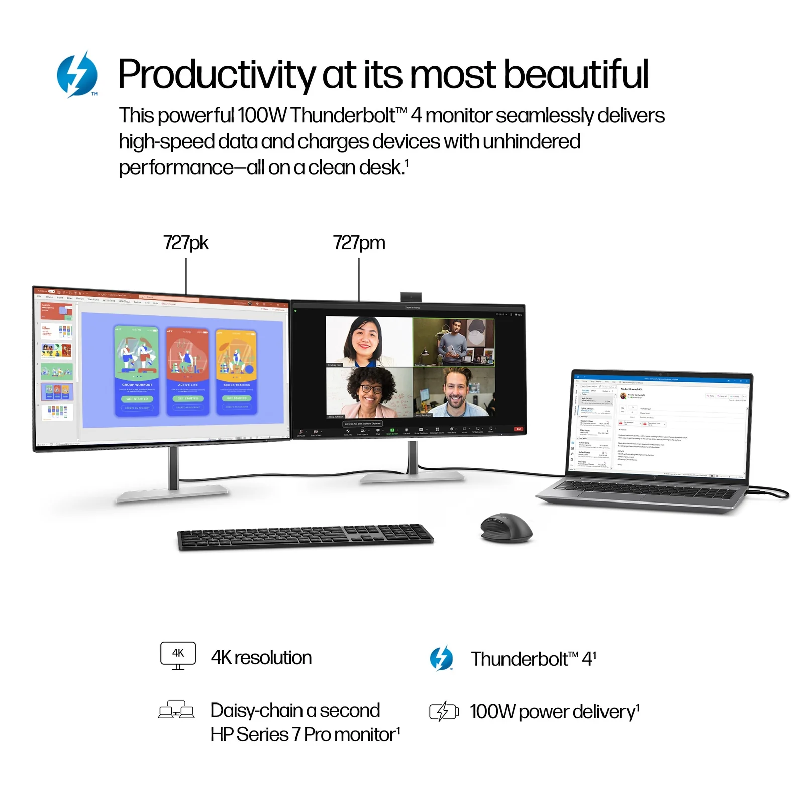 HP Series 7 Pro 27" 4K UHD IPS Monitor