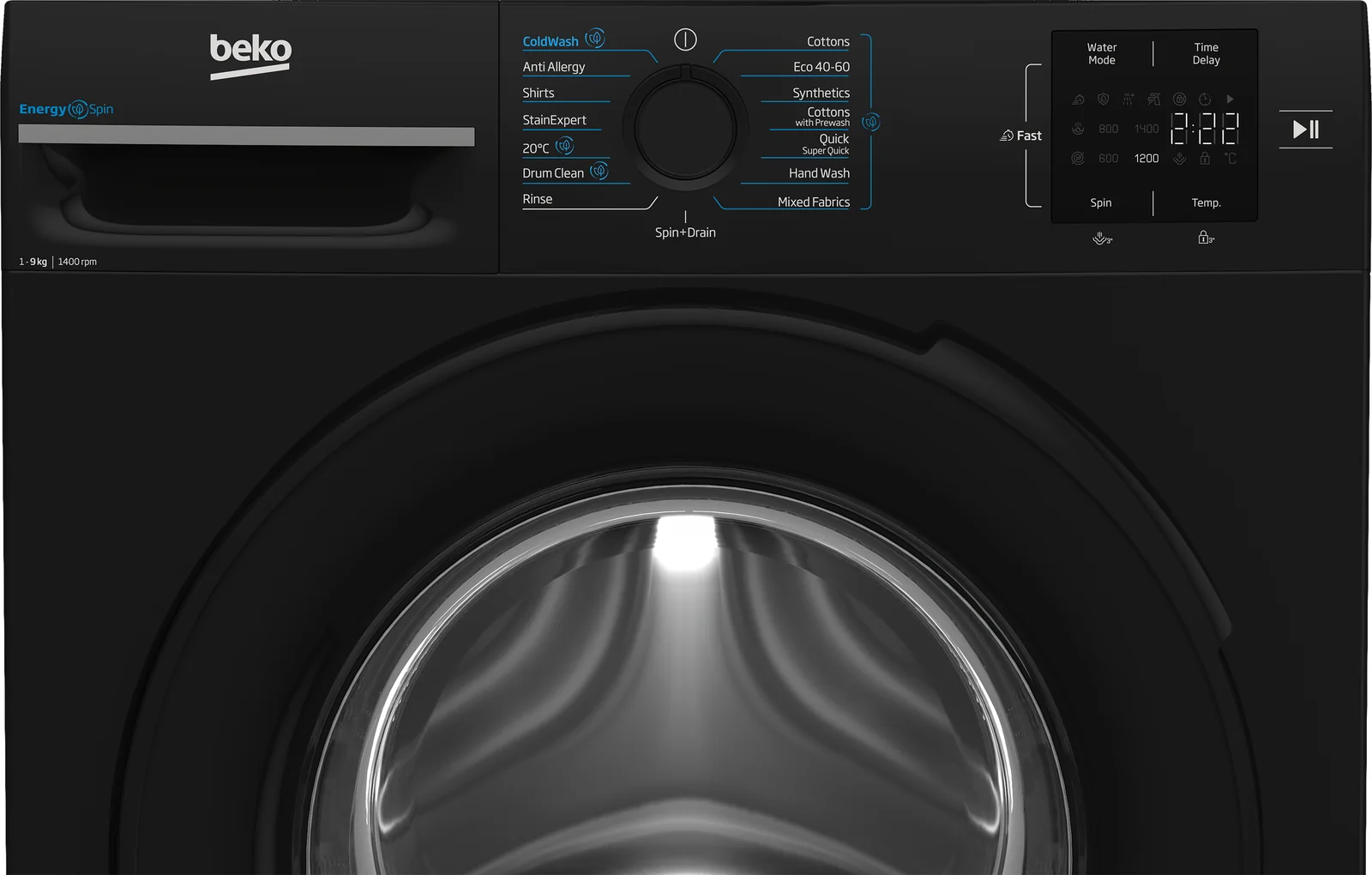 Beko BM3WT3941B 9kg 1400rpm Washing Machine