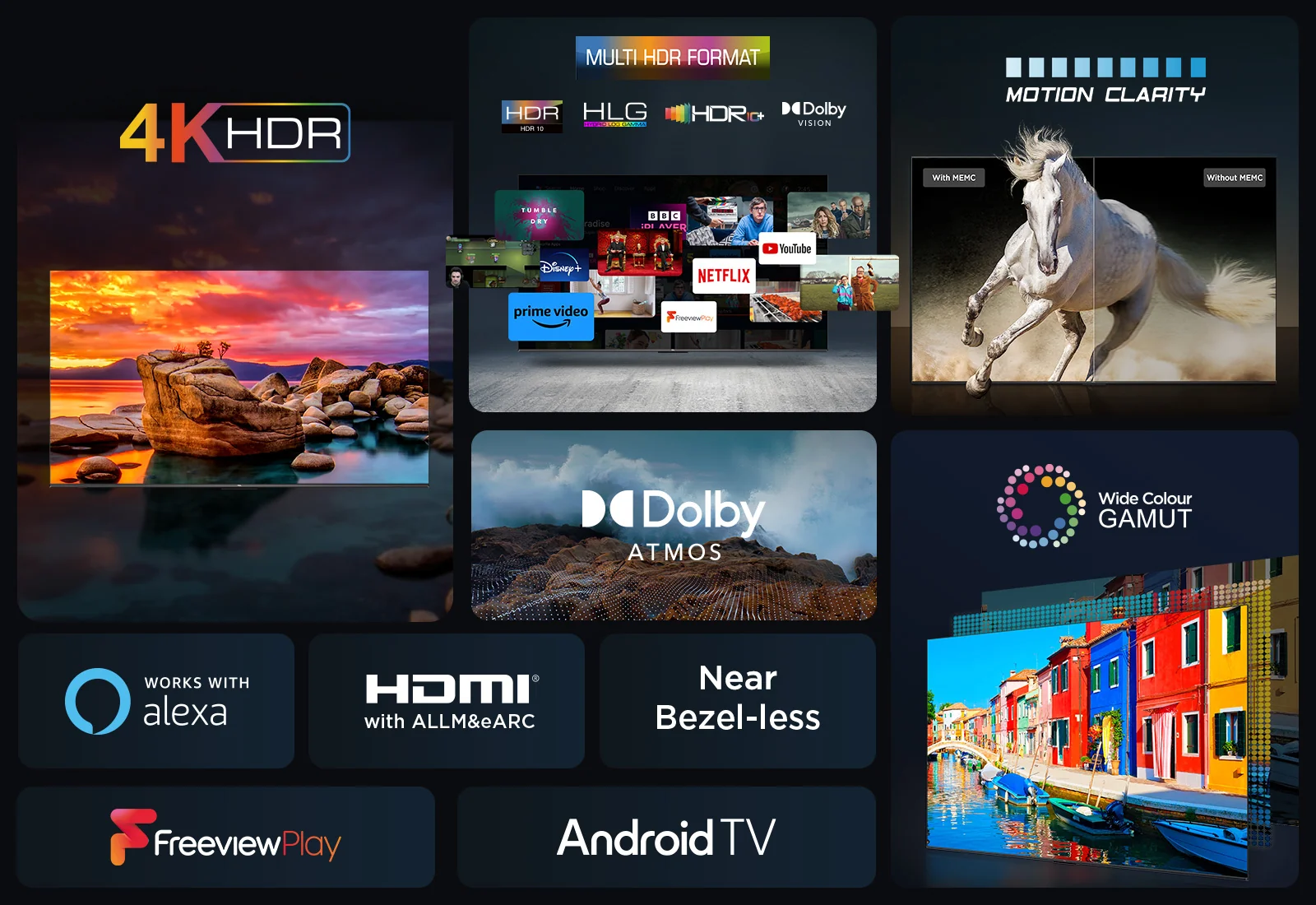 TCL 50P755K 50" 4K Smart TV