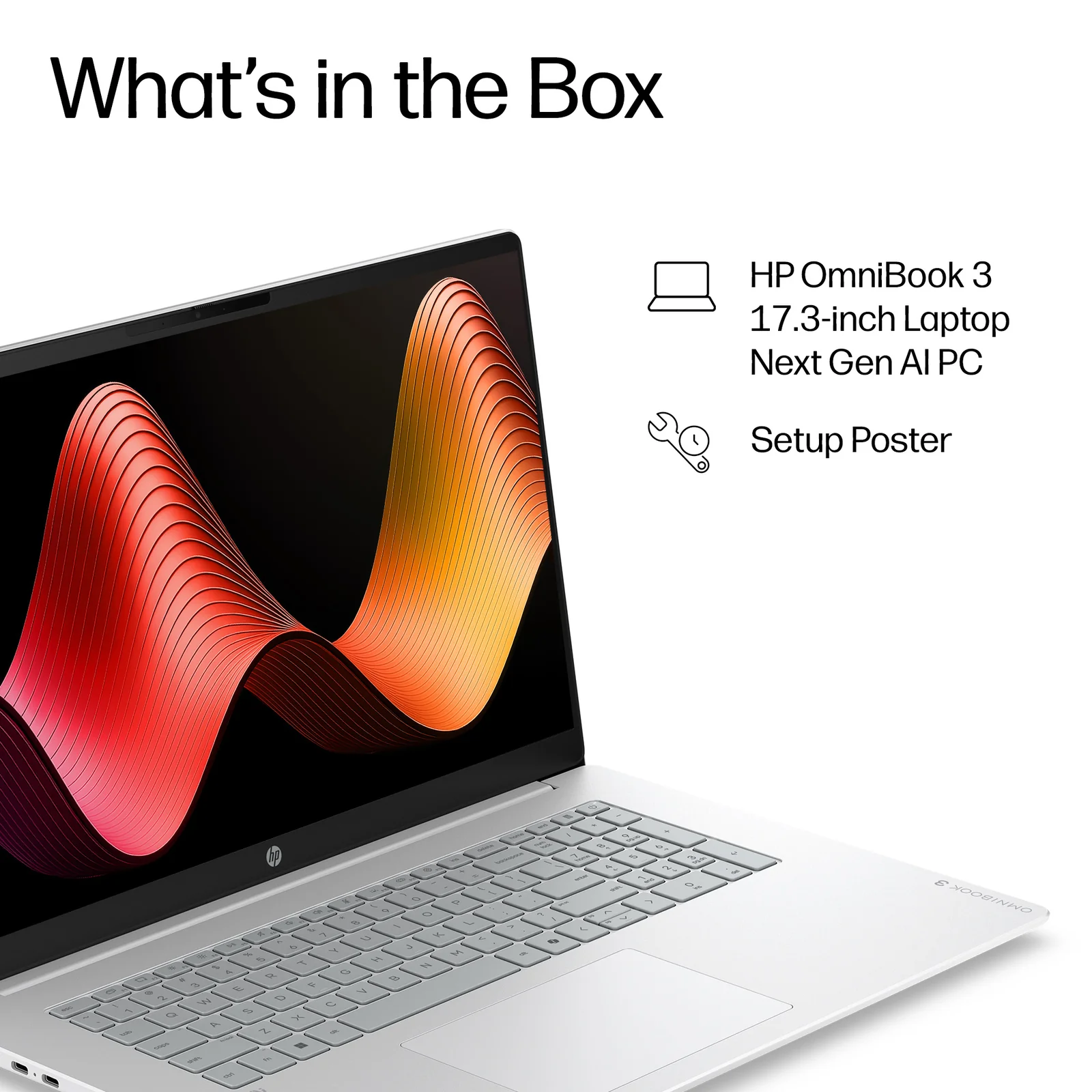 HP DQ8P4EA laptop 17.3", 16GB RAM, 512GB SSD