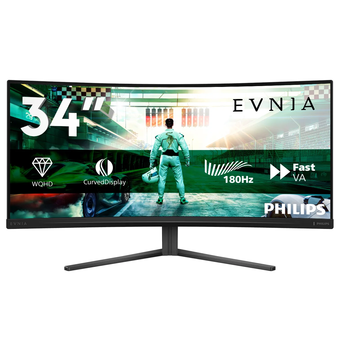 Philips 34M2C3500L/00 34" UWQHD VA 180Hz Curved Monitor