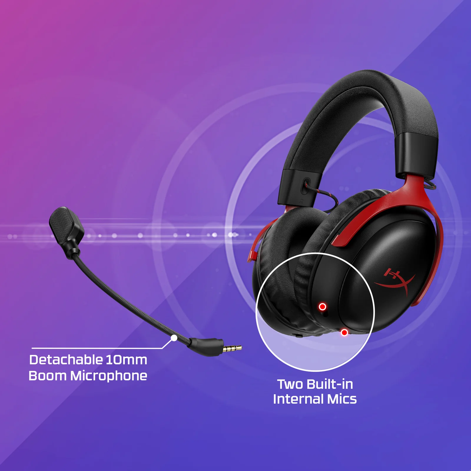 HyperX Cloud III S Wireless Gaming Headset Black/Blue