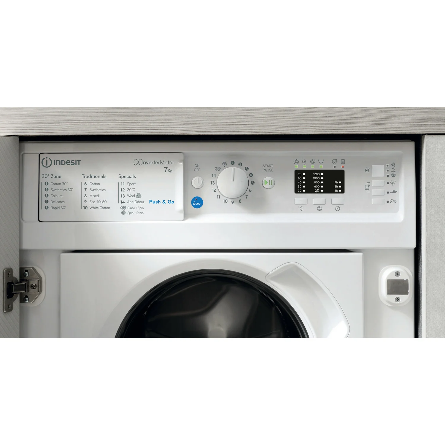 Indesit BI WMIL 71252 UK N 7kg 1151rpm Washing Machine