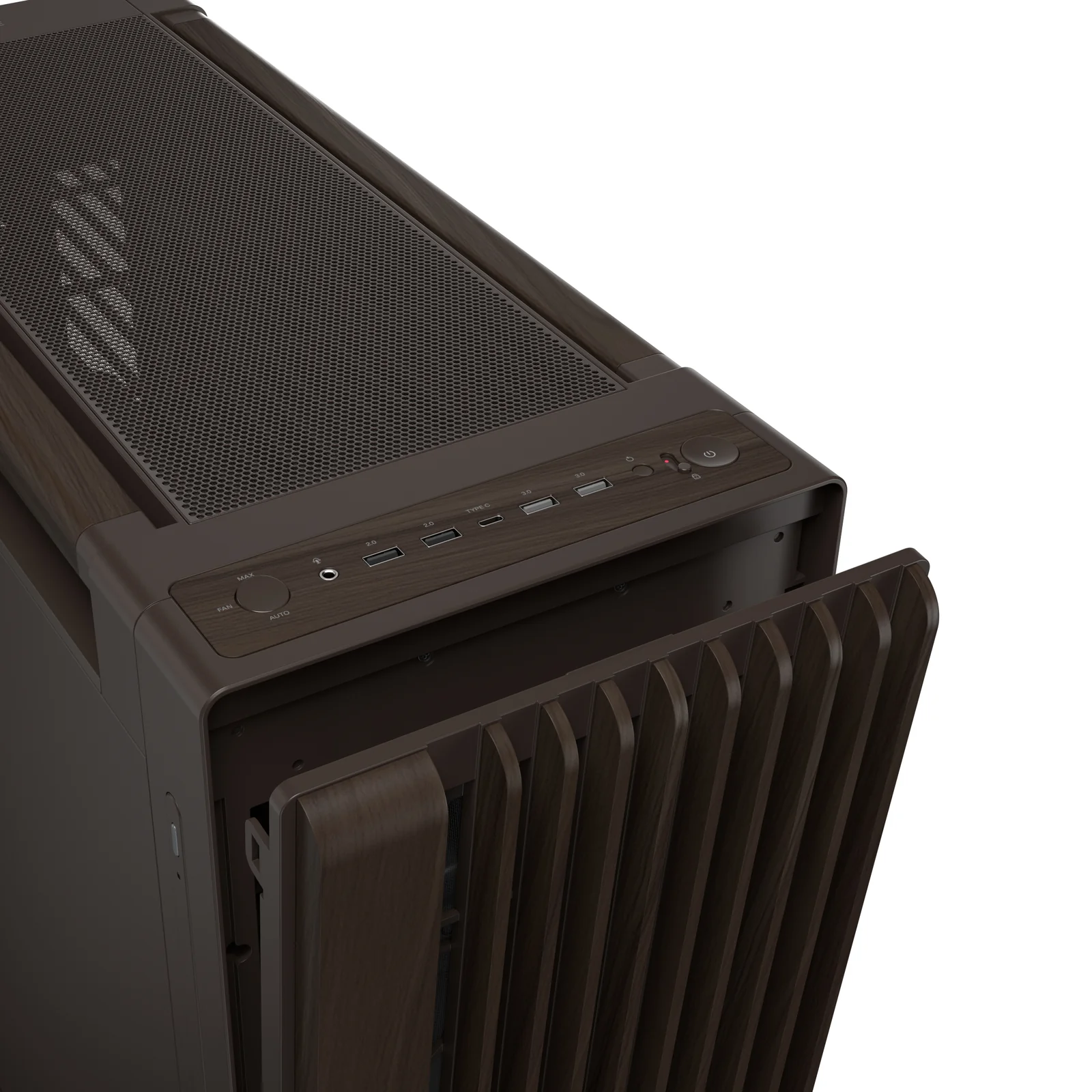 ASUS ProArt PA602 Wood Edition Retro Brown Metal Panel PC Case