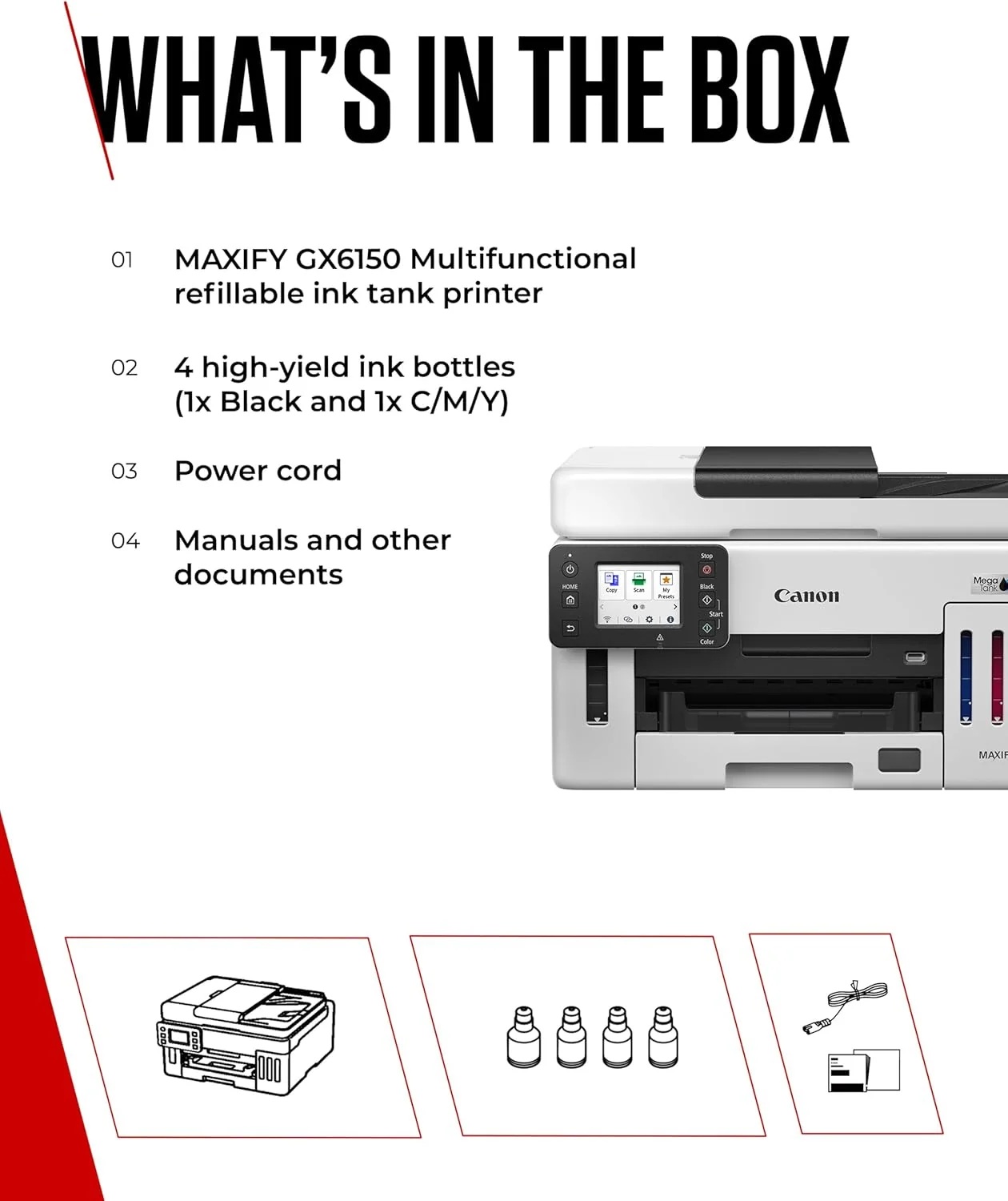Canon MAXIFY GX6150 Inkjet Printer
