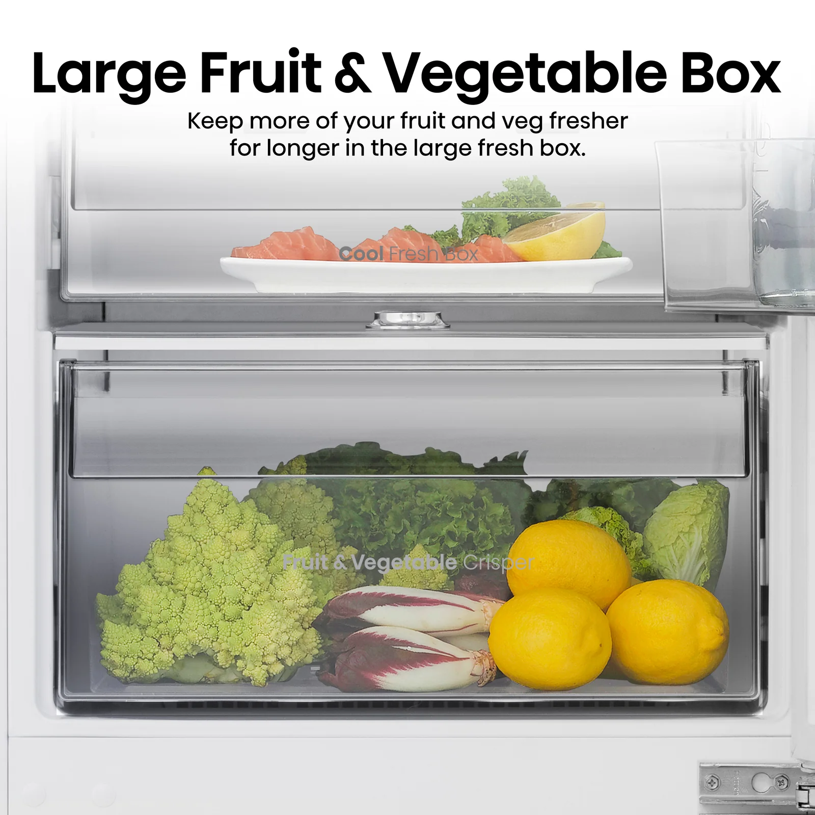 Hisense RB3B250SAWE1 252L Integrated Fridge Freezer