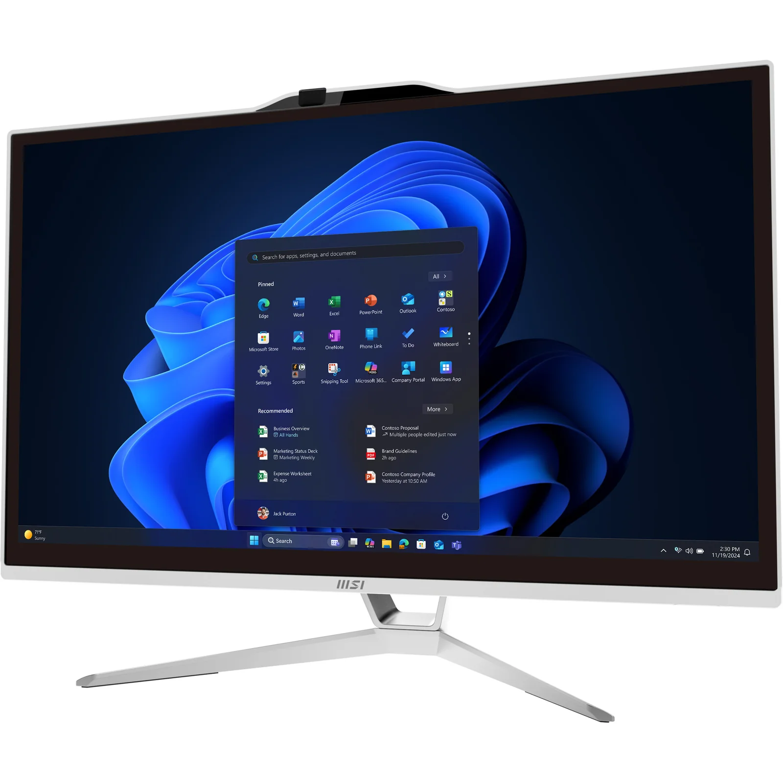 MSI Pro AP222T 14MA-606XEU 21.5" All-in-One, 8GB RAM, 512GB SSD