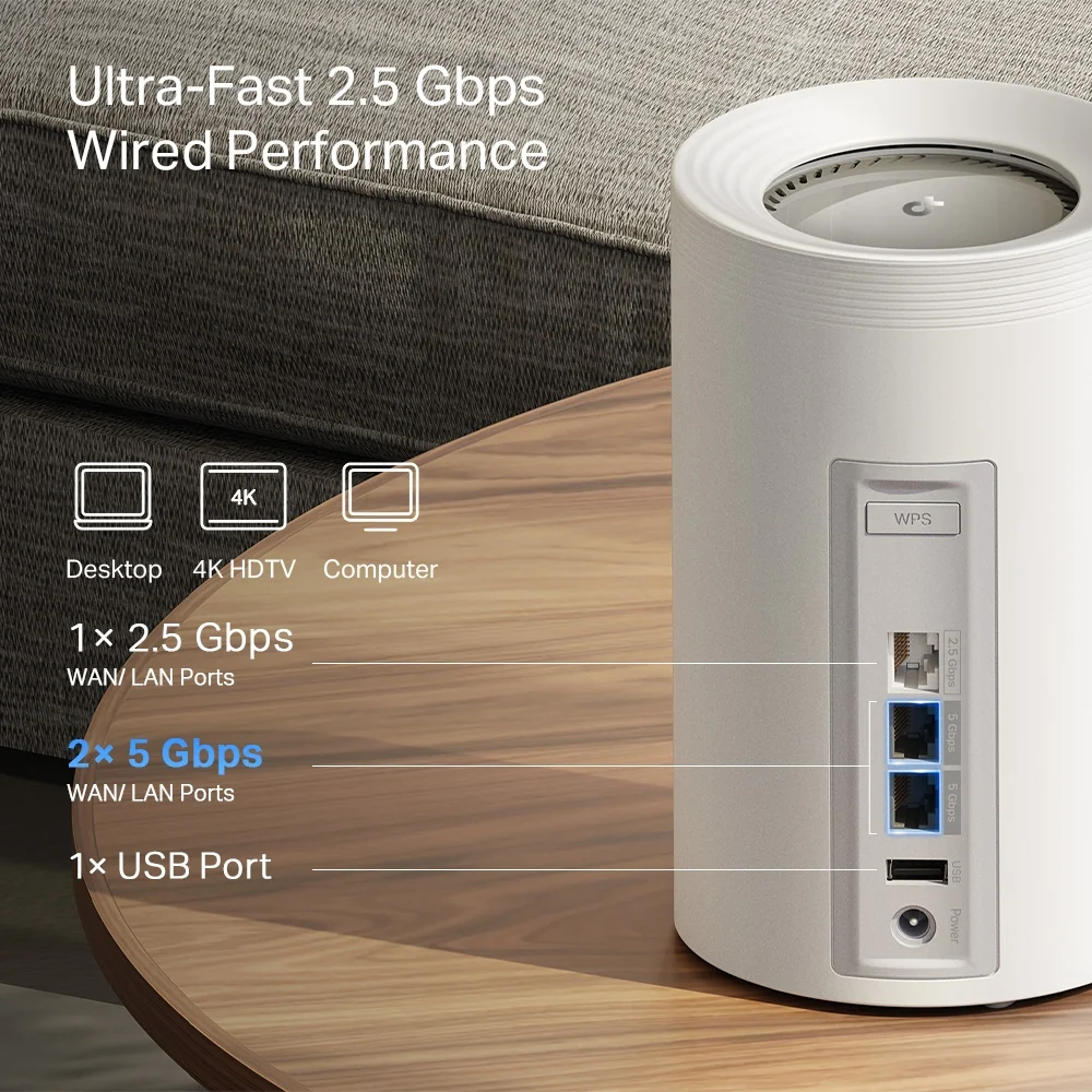 TP-Link Deco BE65 Pro (2-pack) Wi-Fi 7 Mesh Wi-Fi System