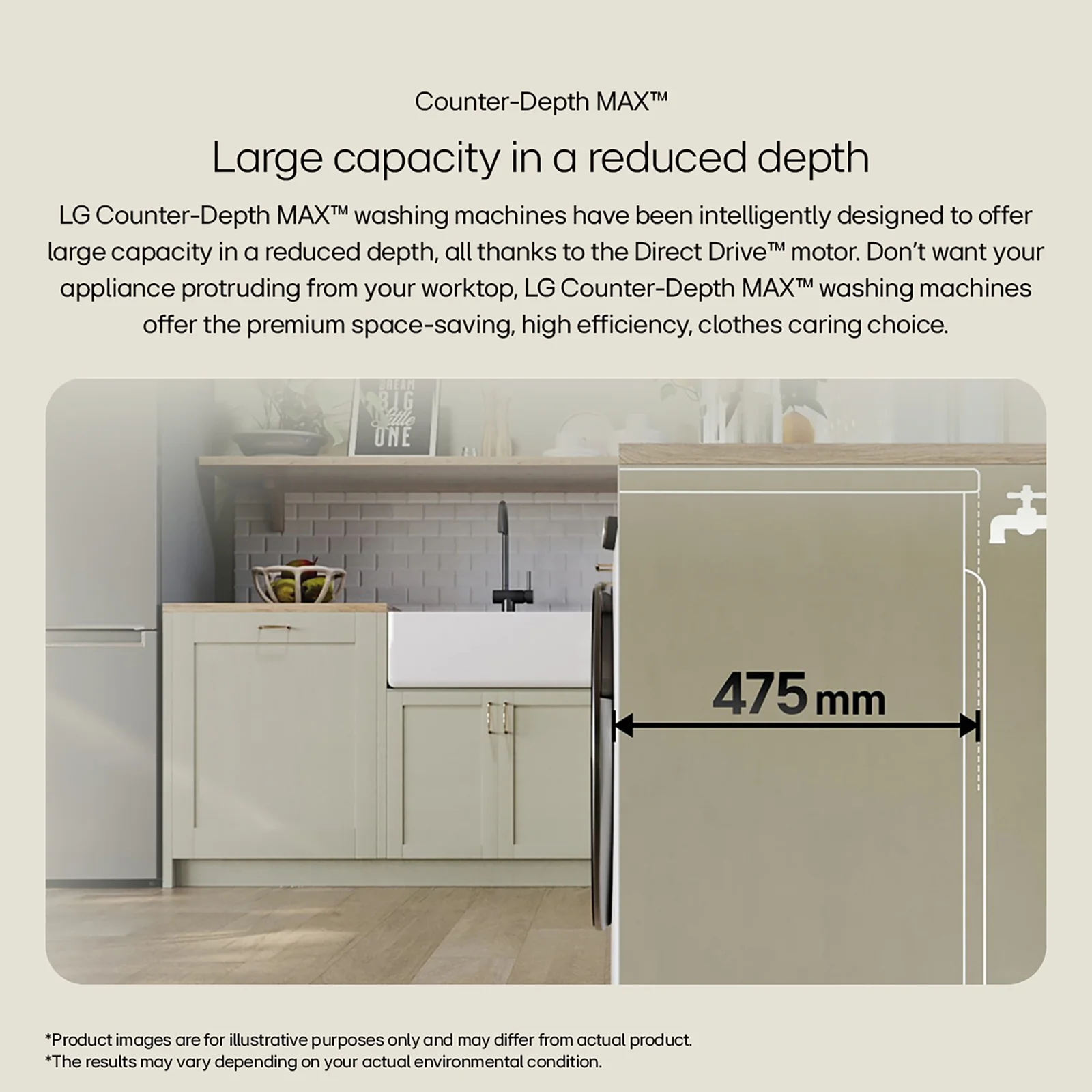 LG F2Y509WBLN1 9kg 1160rpm Washing Machine