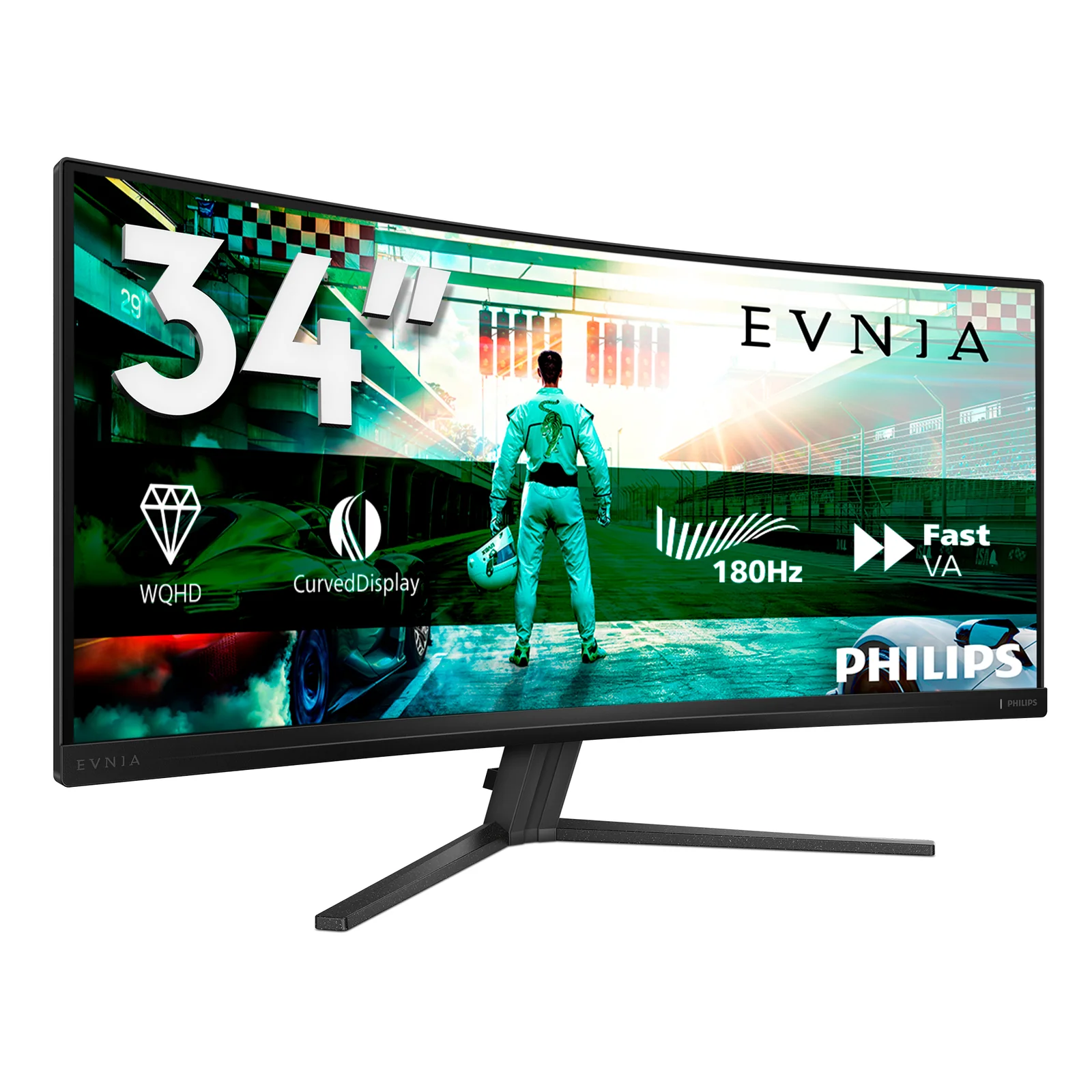 Philips 34M2C3500L/00 34" UWQHD VA 180Hz Curved Monitor