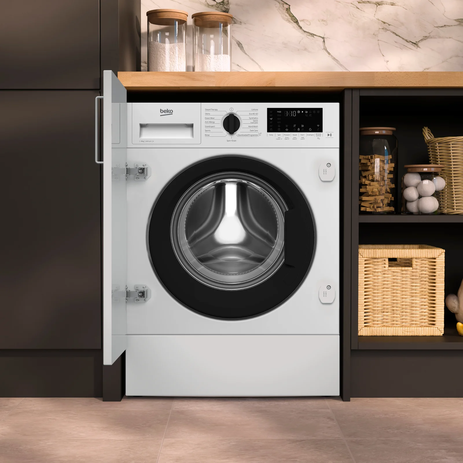 Beko WTIK84122F 8kg 1400rpm Washing Machine