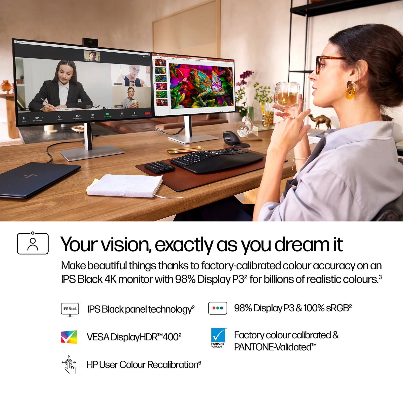 HP Series 7 Pro 27" 4K UHD IPS Monitor