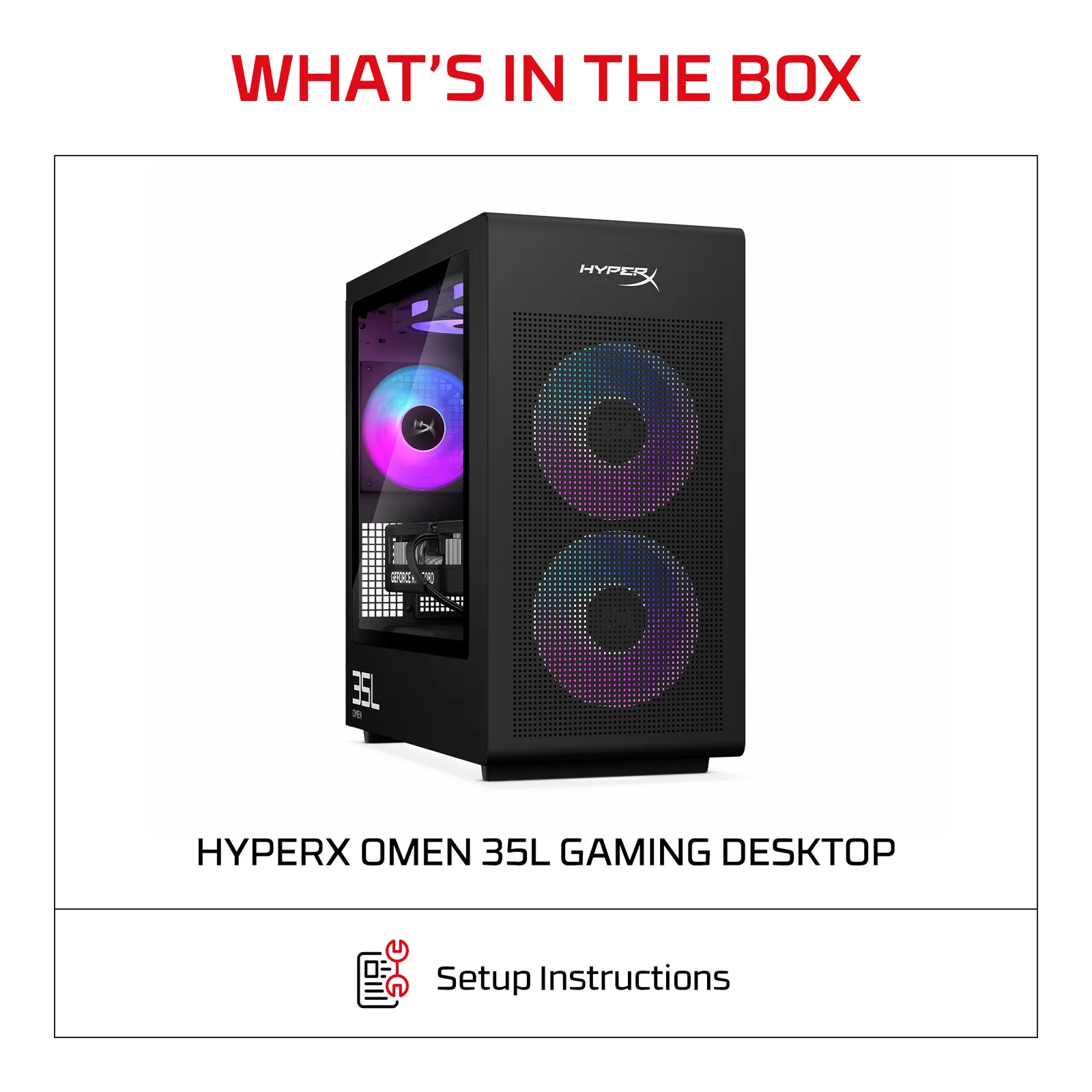 HP HyperX OMEN 35L Gaming Desktop GT18-0000sa, 16GB RAM