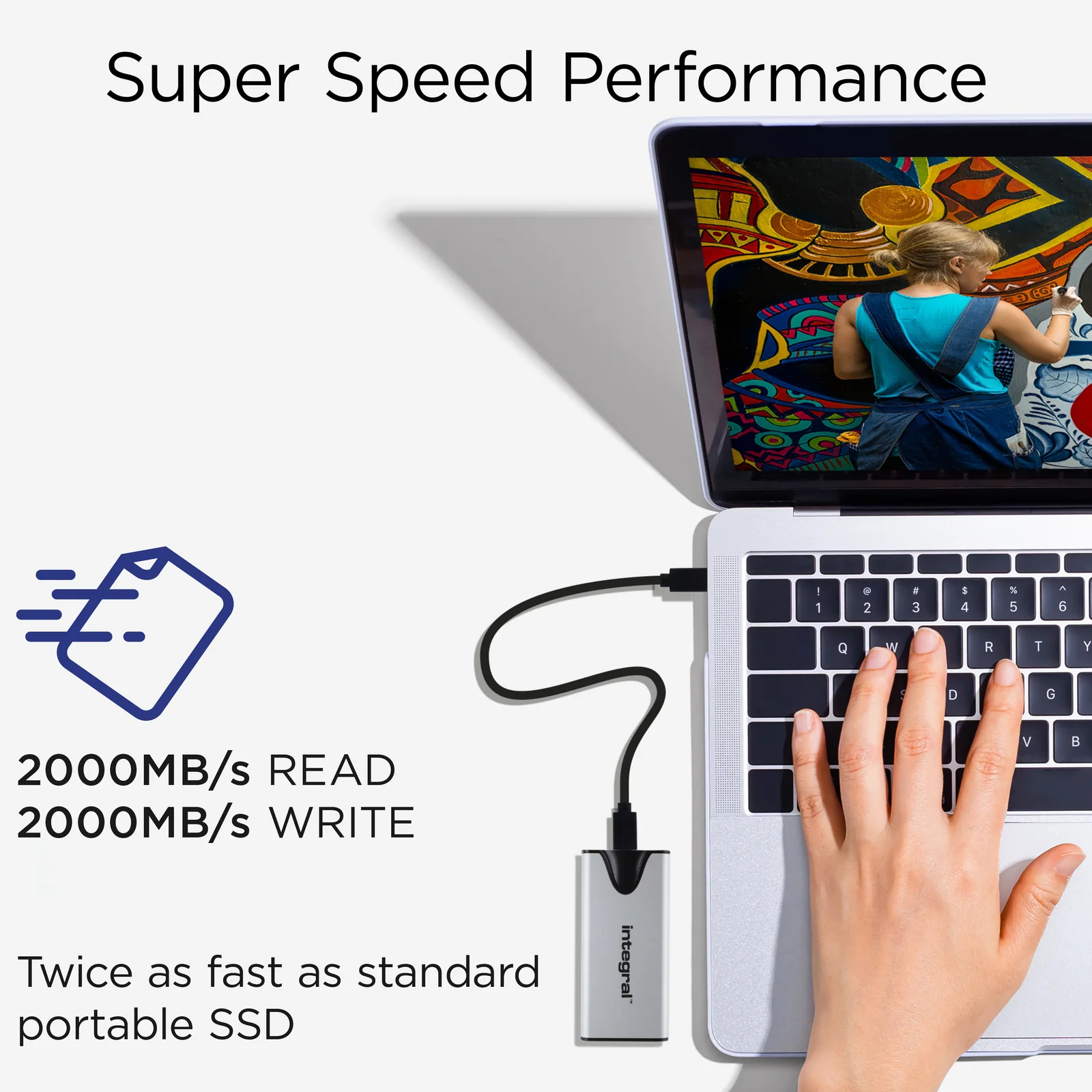 Integral SlimXpress Pro INSSD500GPORT3.2SLIMXS 500GB