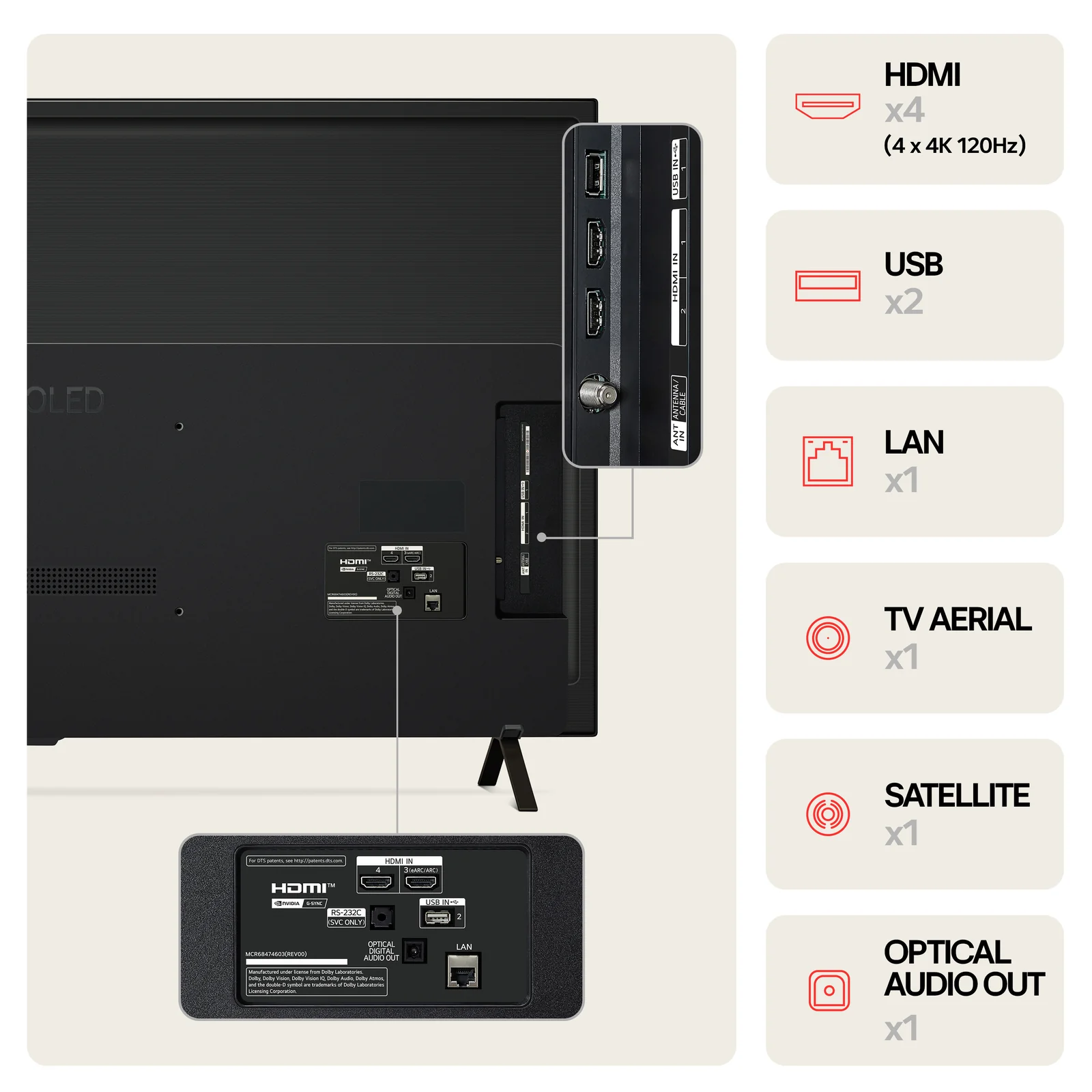 LG OLED55B46LA.AEK 55" 4K Smart TV