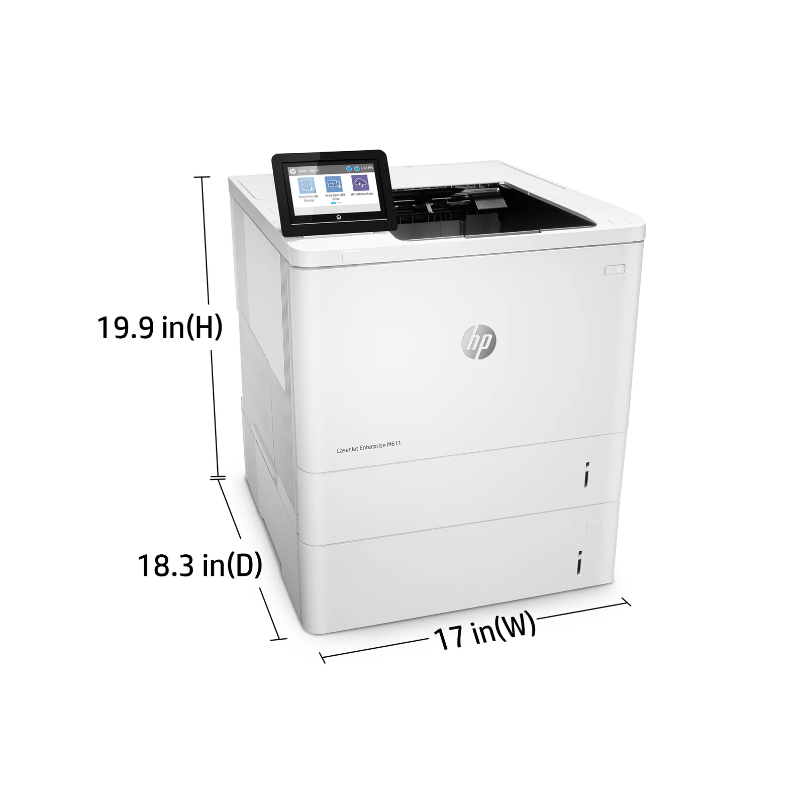 HP LaserJet Enterprise M611x Laser Printer