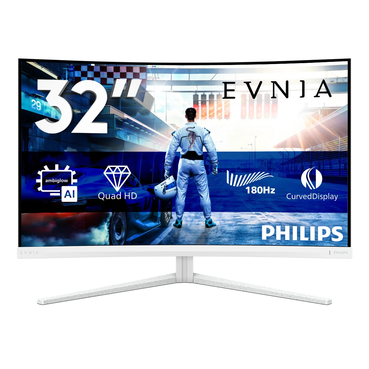 Philips 32M2C5501/00 31.5" QHD VA 180Hz Curved Monitor