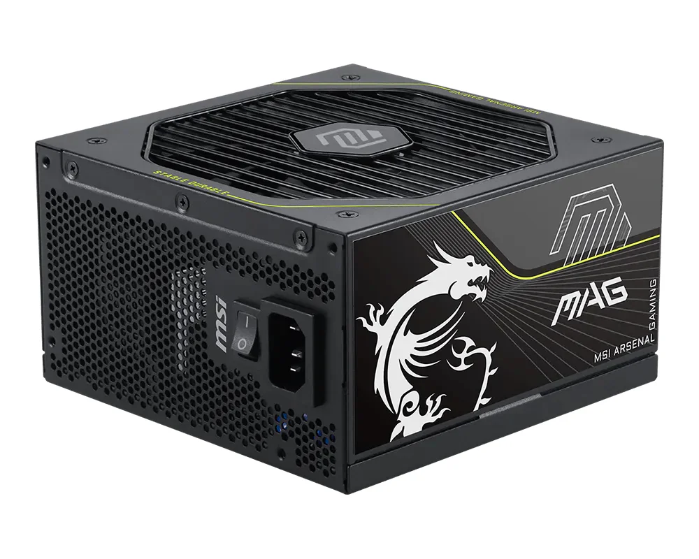MSI MAG A1000PLS PCIE5 1000W Power Supply