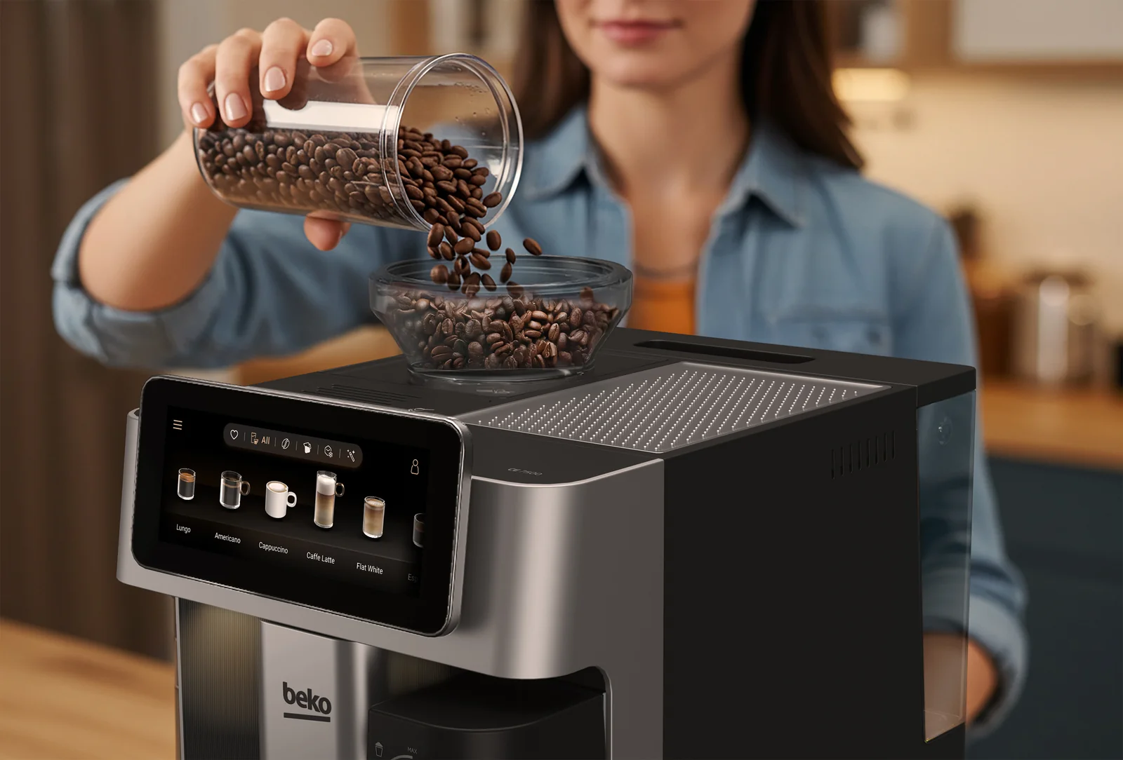 Beko CEG8564X Bean-to-Cup Coffee Machine