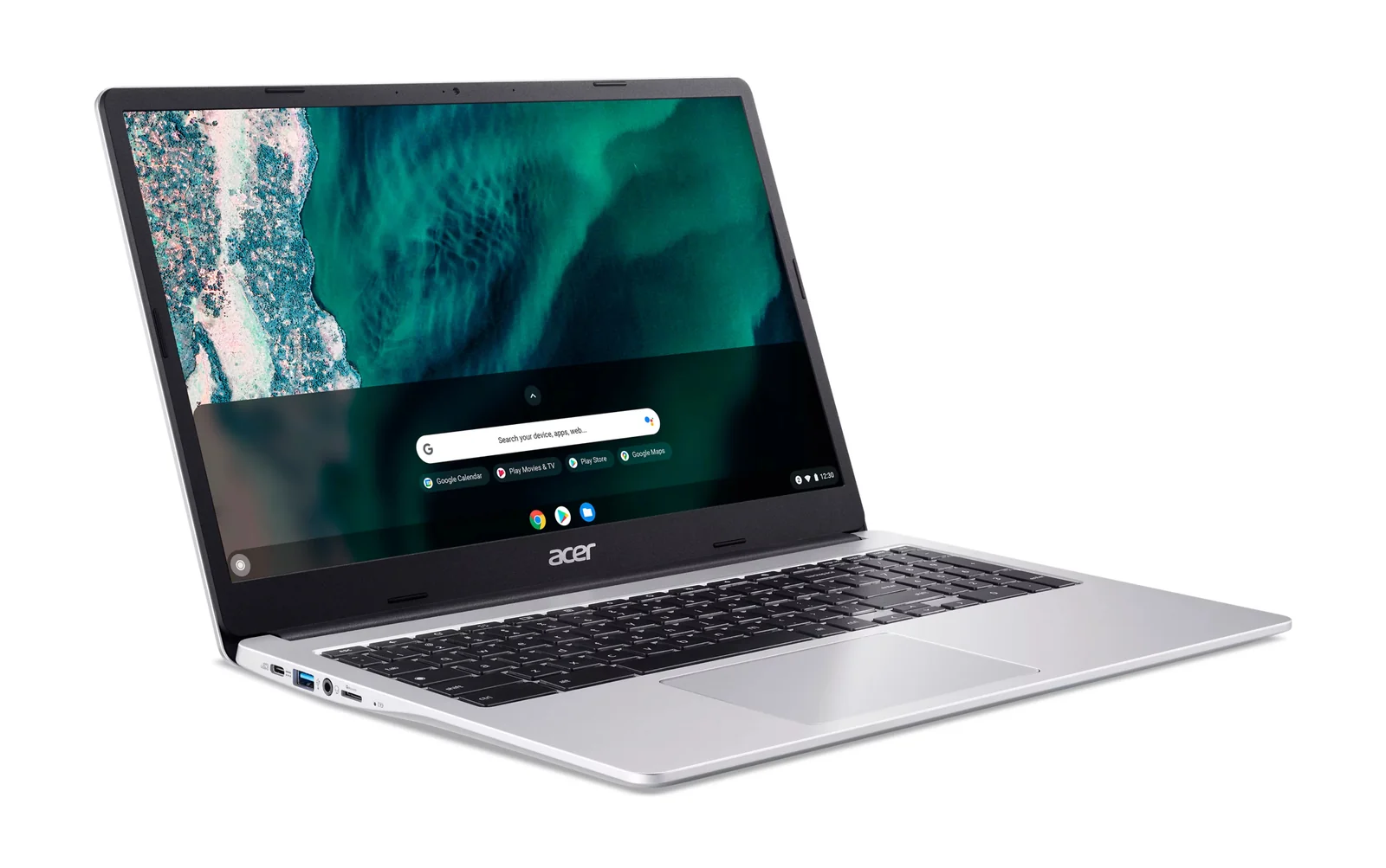 Acer Aspire Chromebook 315 CB315-4H CB315-4H-C8UG 39.6 cm (15.6) Clamshell Chromebook - Full HD - 60 Hz - Intel Celeron N4500 - 4 GB - 128 GB Flash Memory - English (UK) Keyboard - Silver