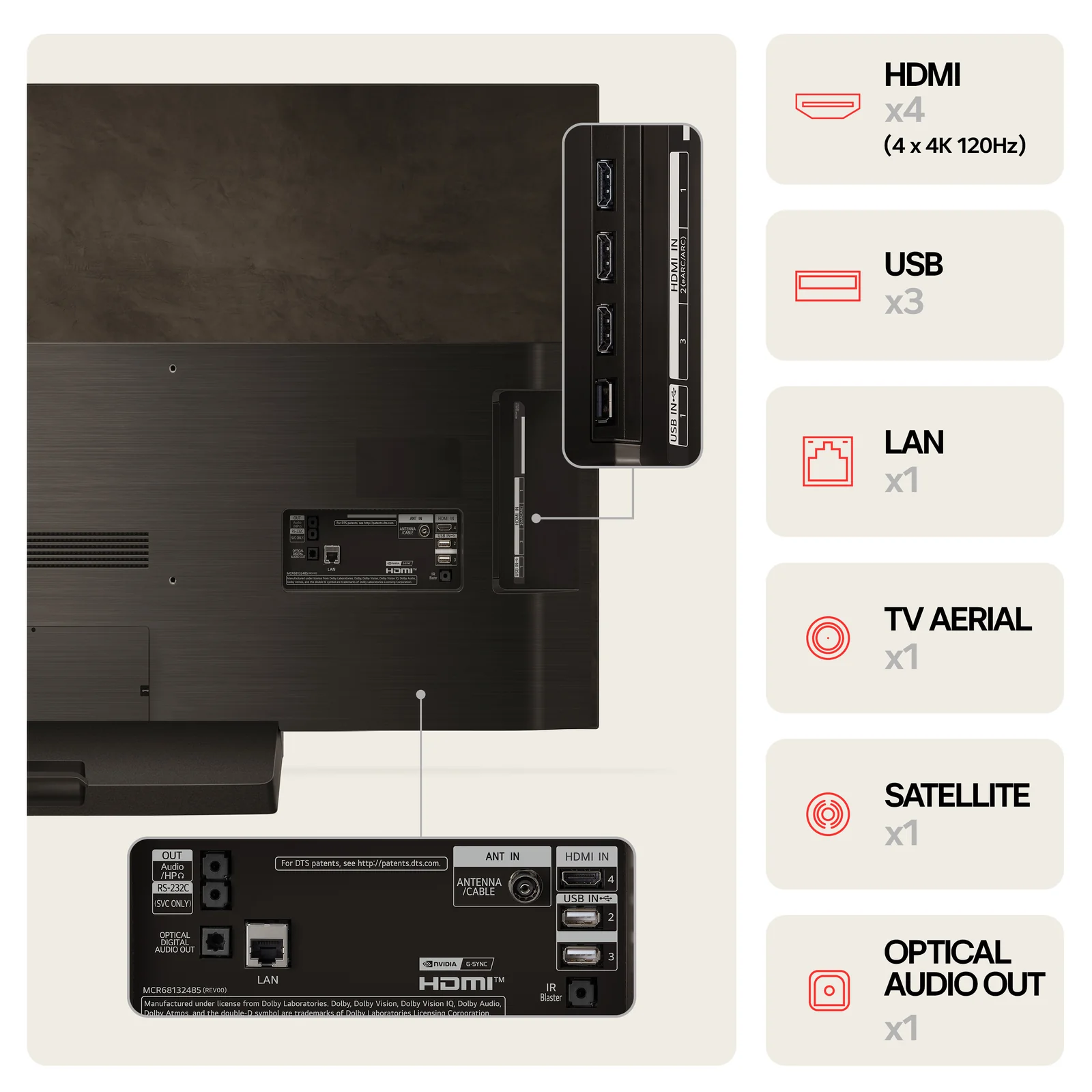 LG OLED48C46LA.AEK 48" 4K Smart TV