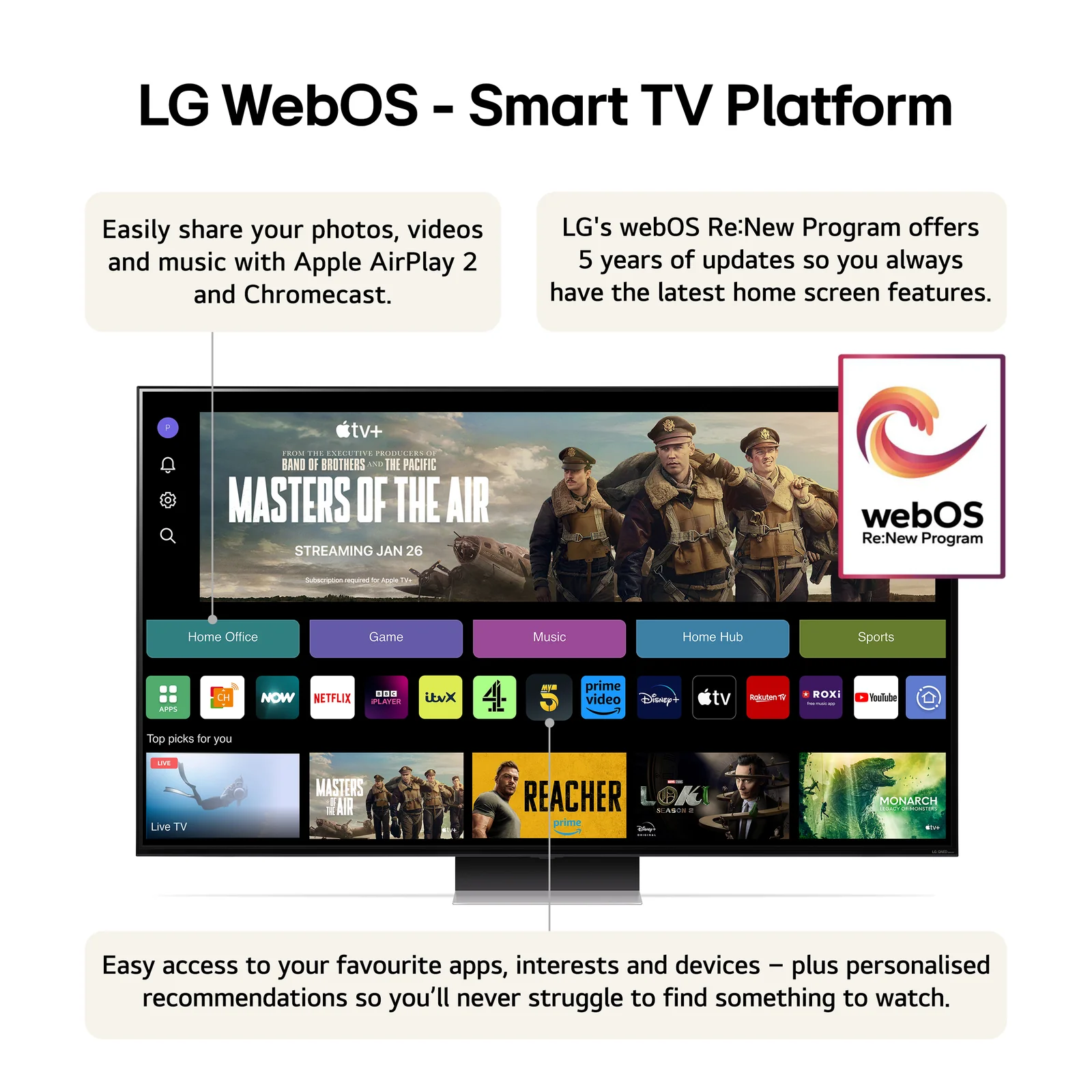 LG 75QNED87T6B.AEK 75" 4K Smart TV